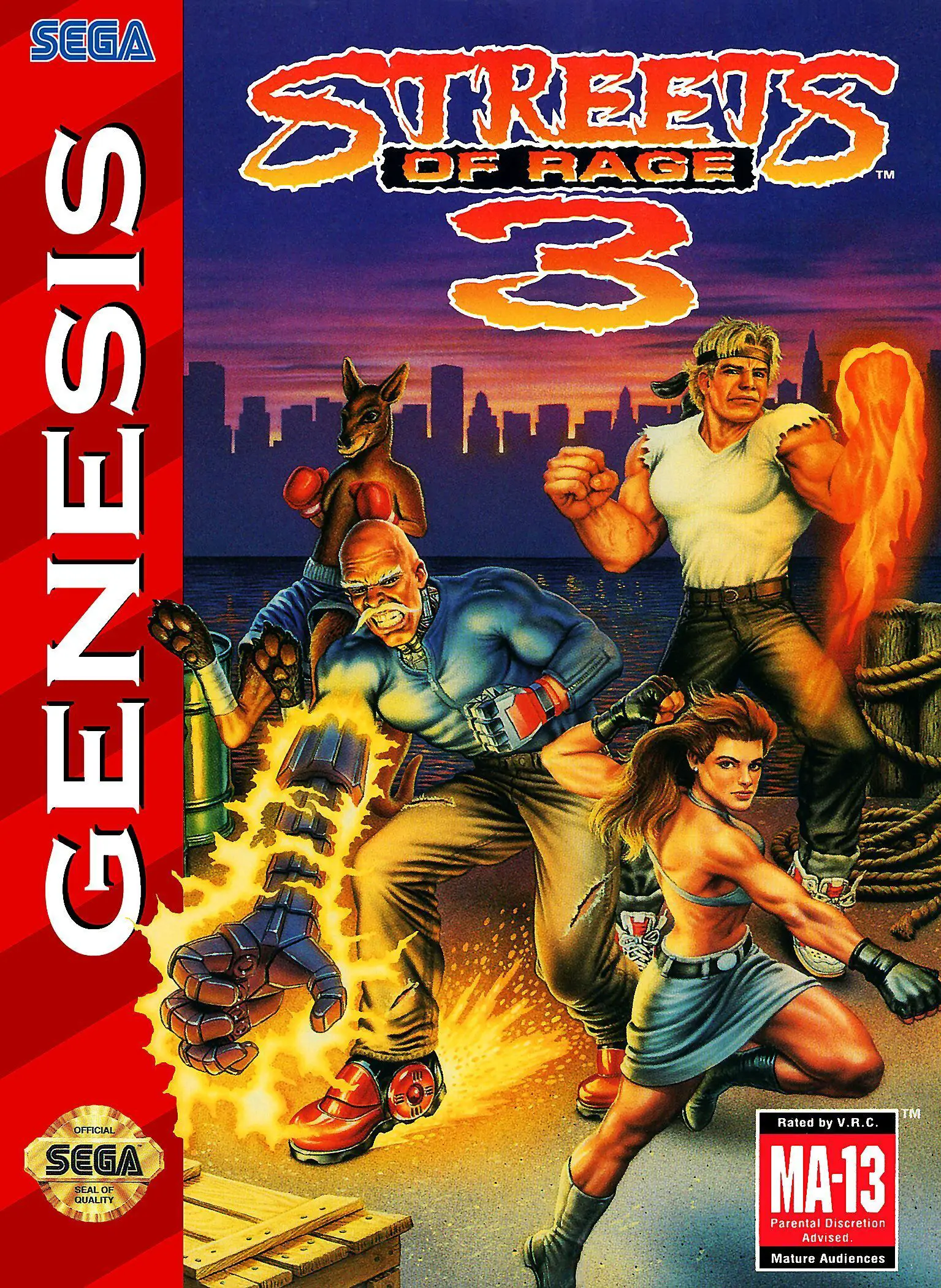 Capa de Streets of Rage 3