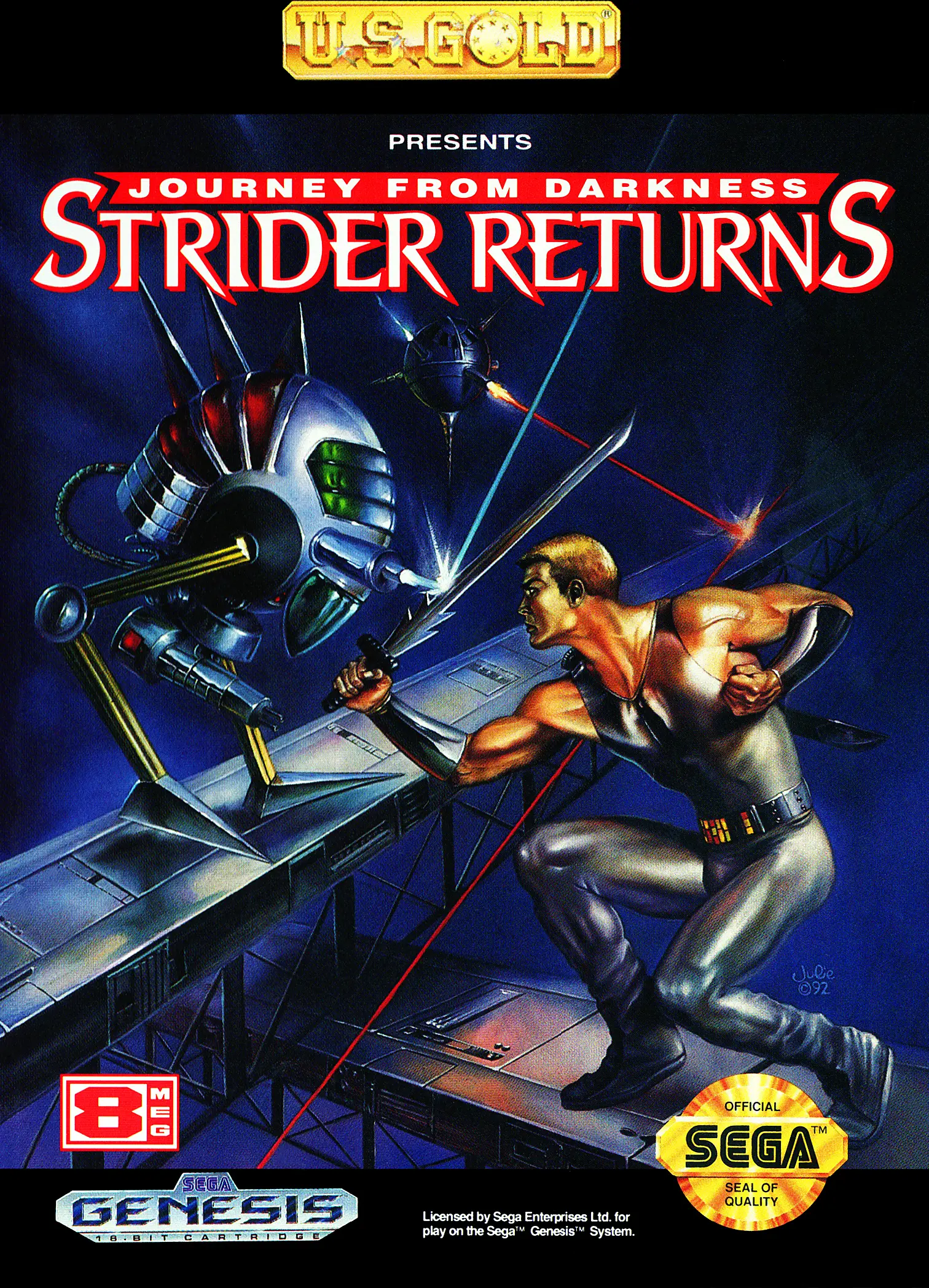 Capa de Strider Returns: Journey from Darkness