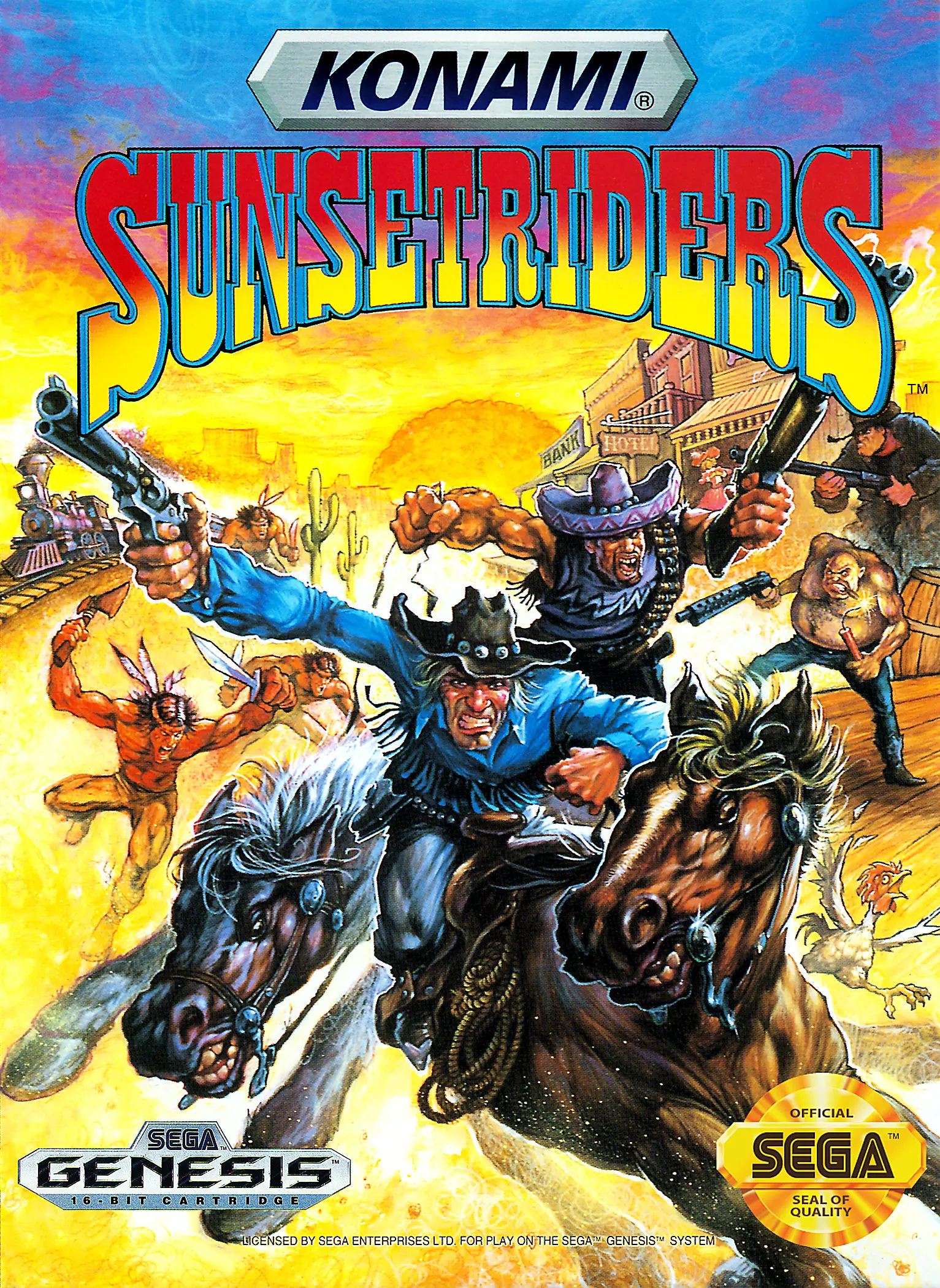 Capa de Sunset Riders