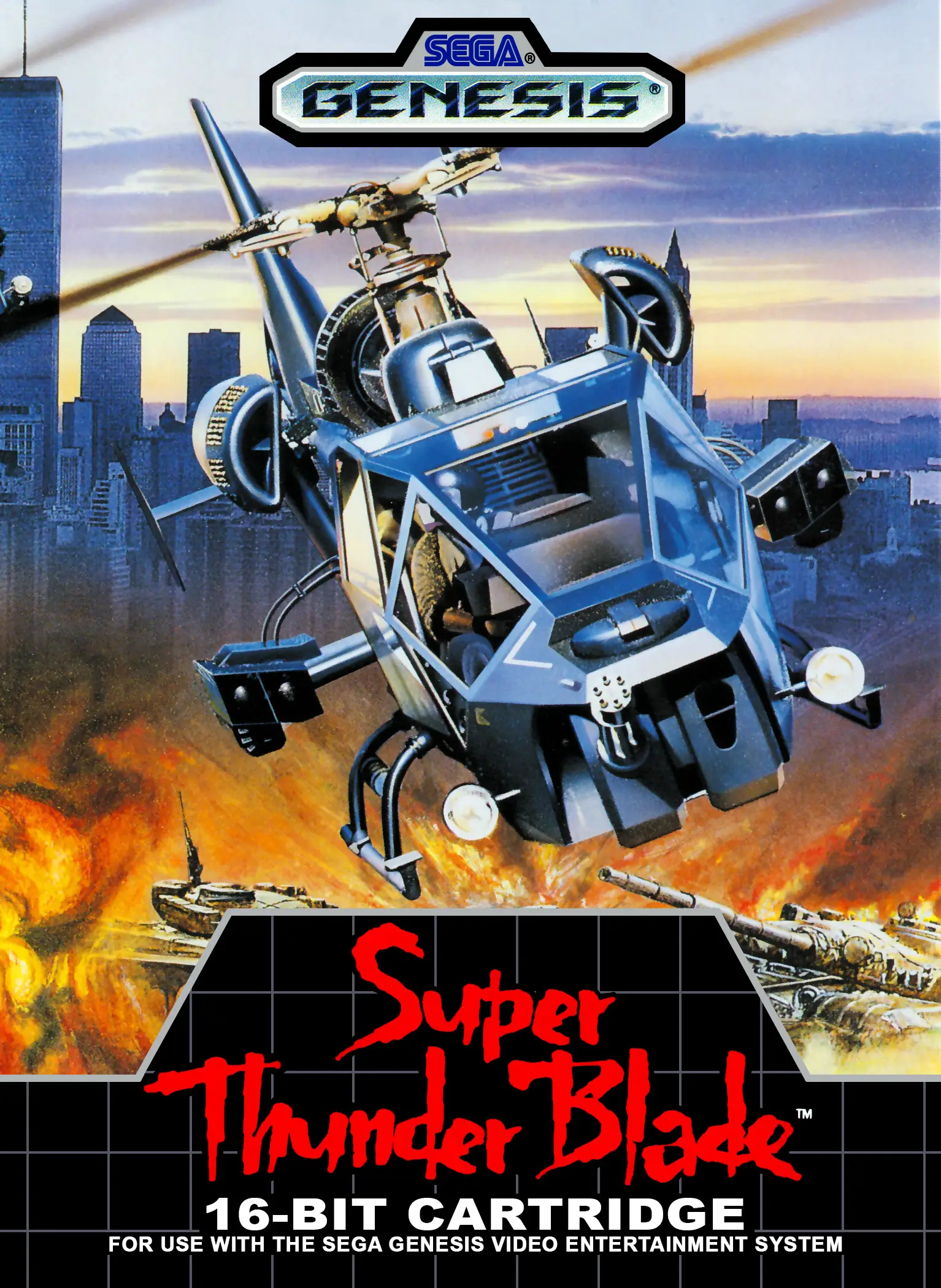 Capa de Super Thunder Blade