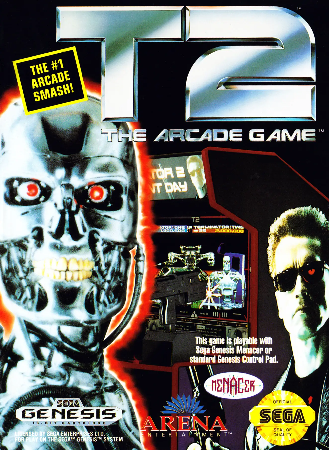 Capa de T2: The Arcade Game