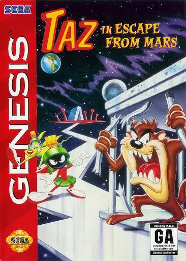 Capa de Taz in Escape from Mars