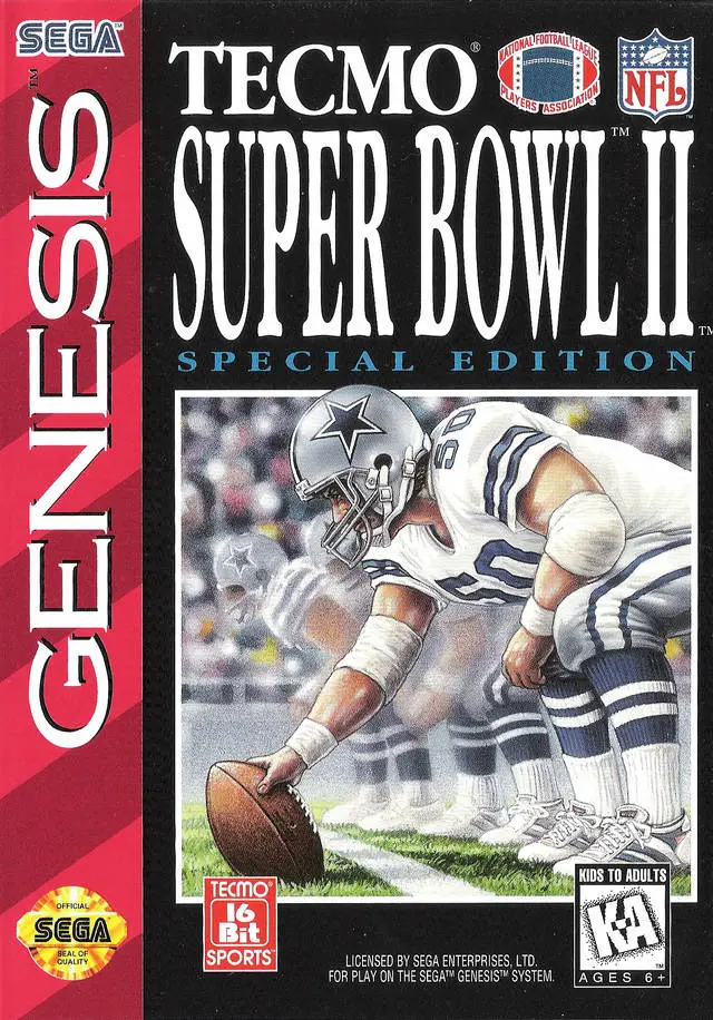 Capa de Tecmo Super Bowl II: Special Edition