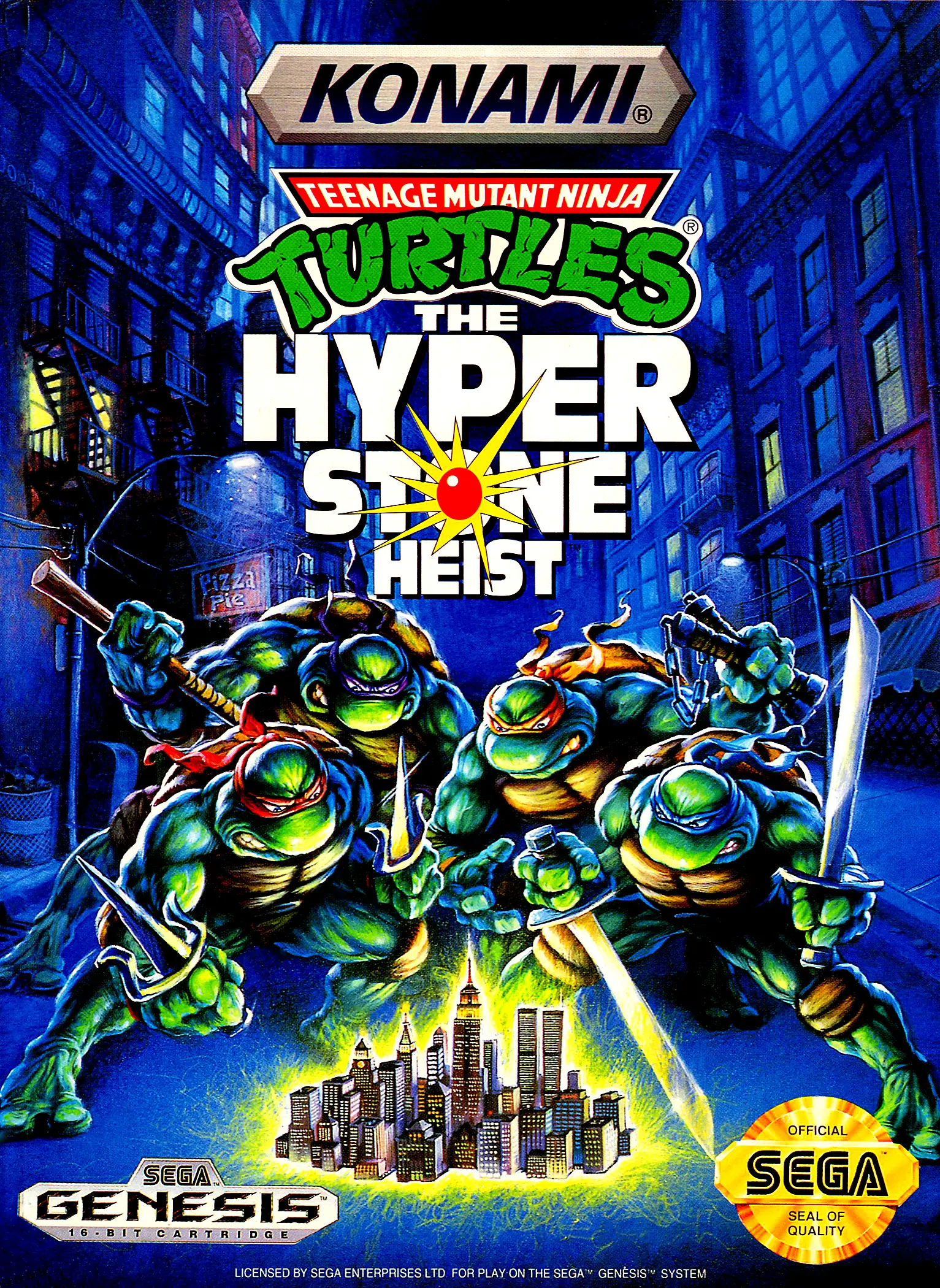 Capa de Teenage Mutant Ninja Turtles: The Hyperstone Heist