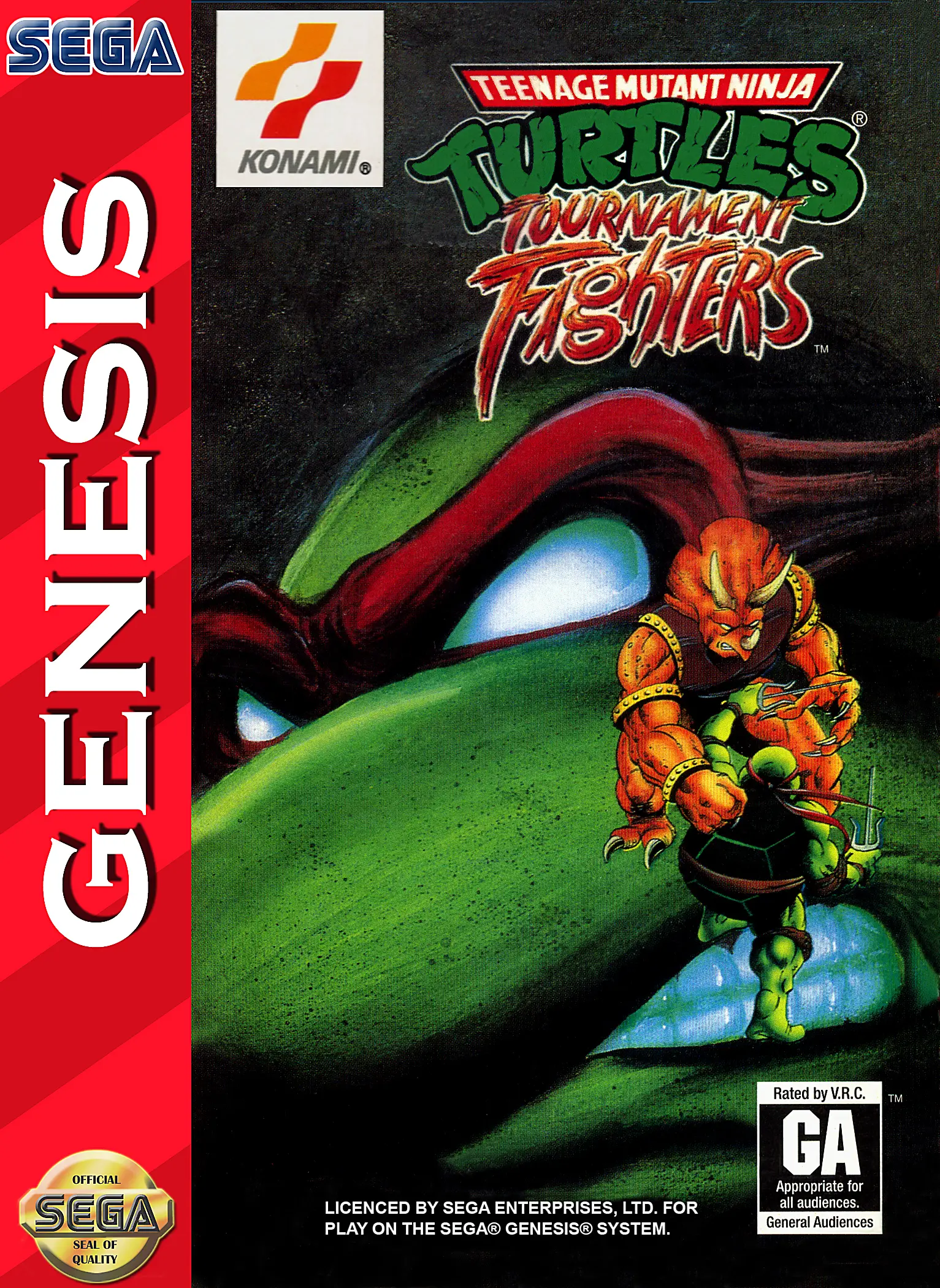 Capa de Teenage Mutant Ninja Turtles: Tournament Fighters