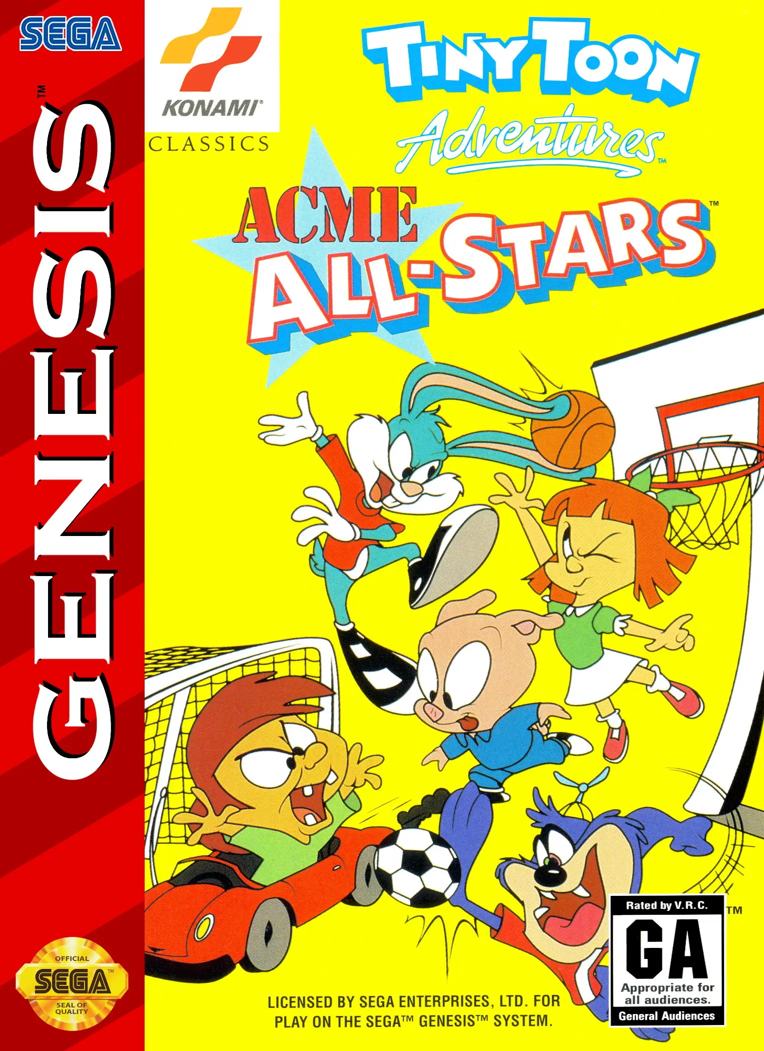 Capa de Tiny Toon Adventures: ACME All-Stars