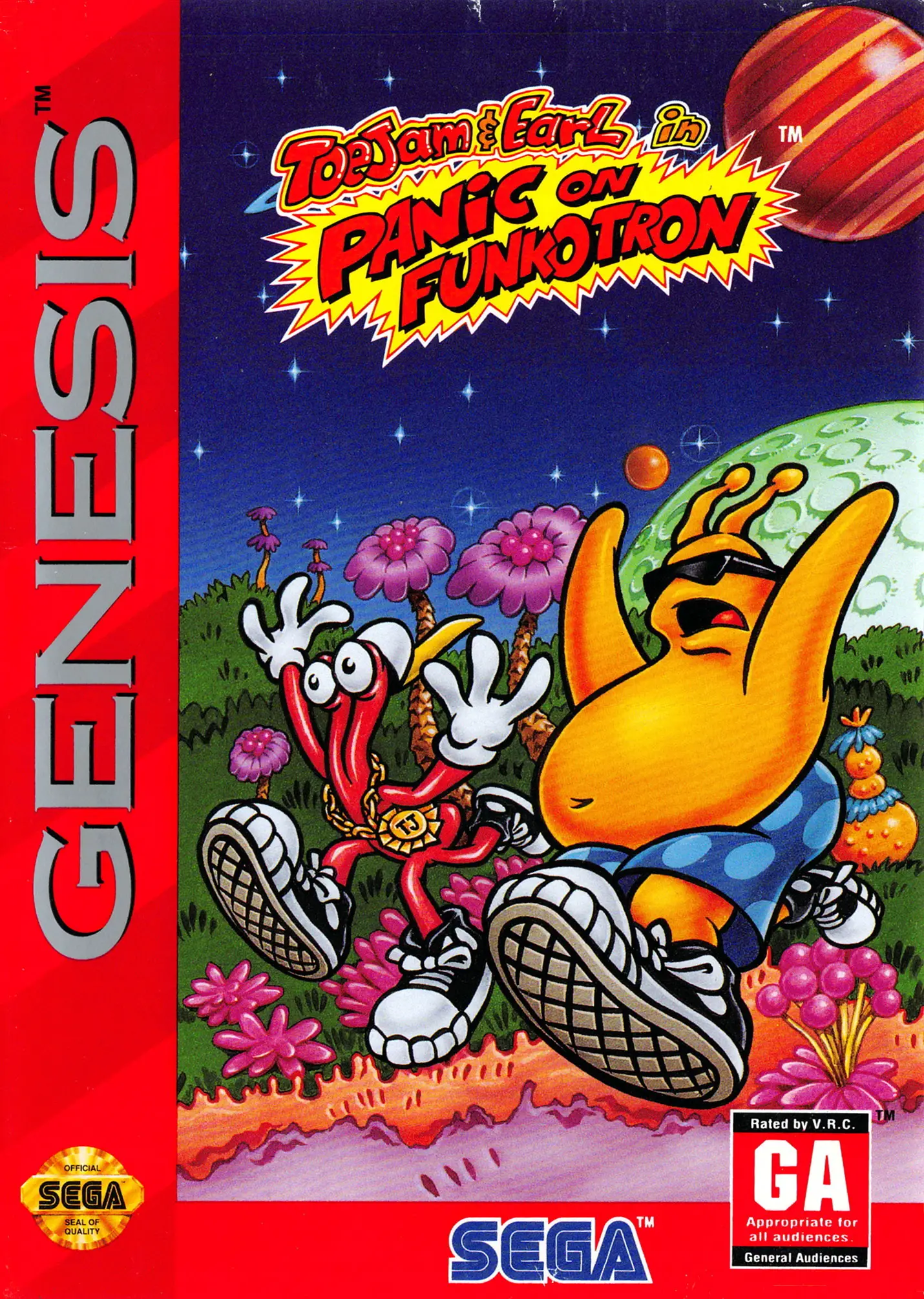 Capa de ToeJam & Earl in Panic on Funkotron
