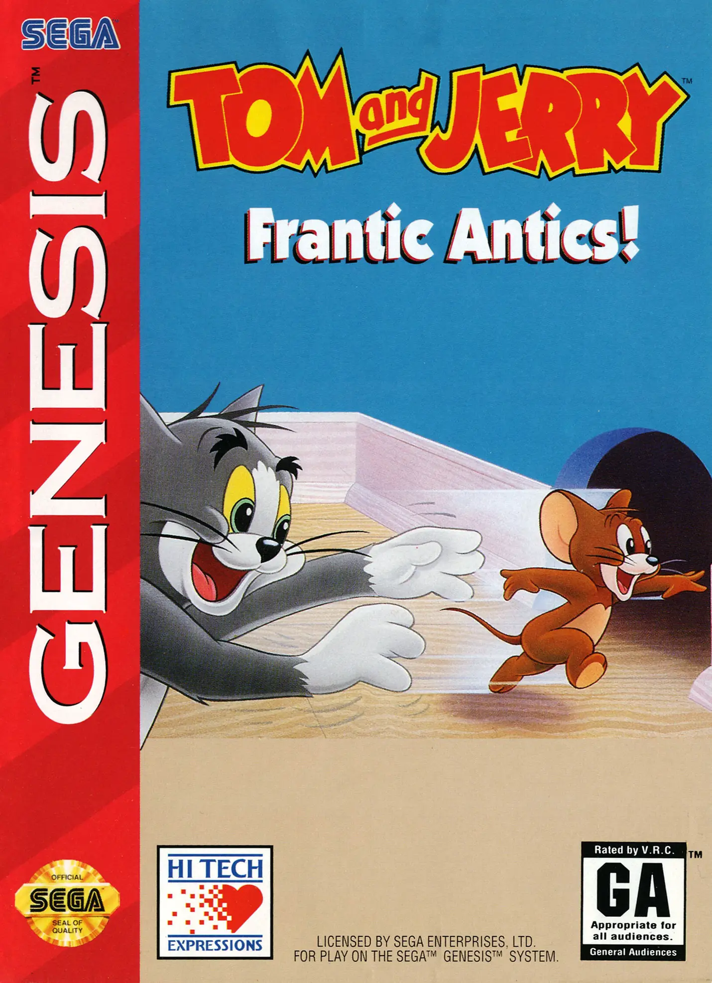 Capa de Tom and Jerry: Frantic Antics!