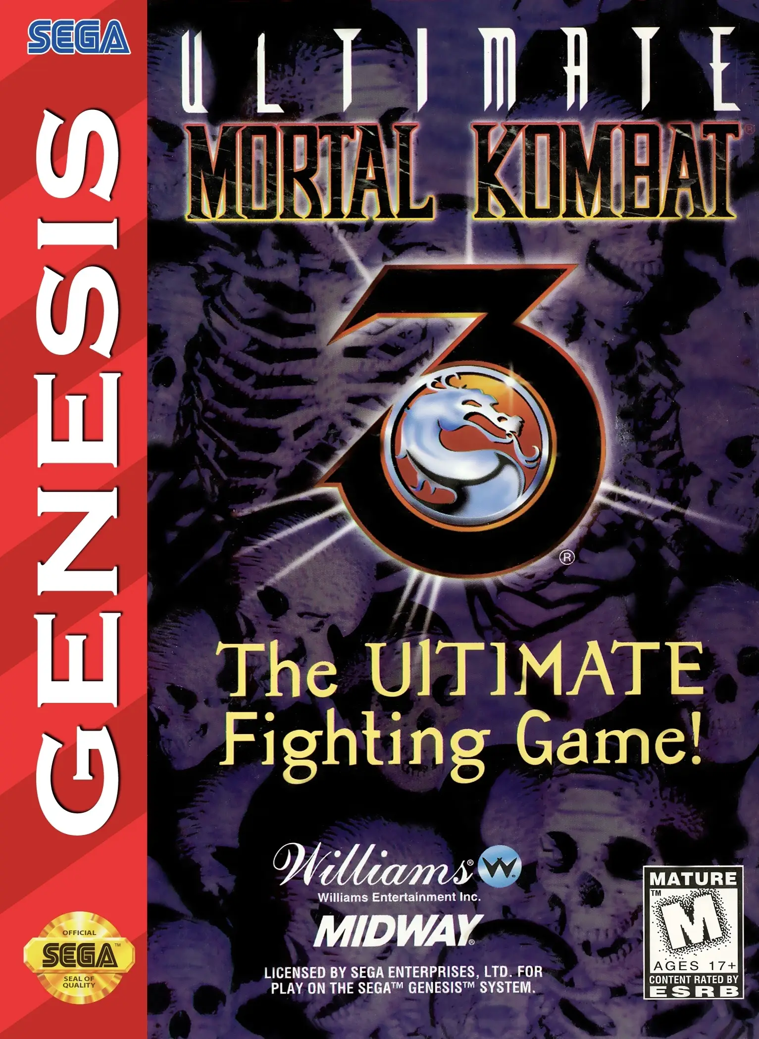 Capa de Ultimate Mortal Kombat 3