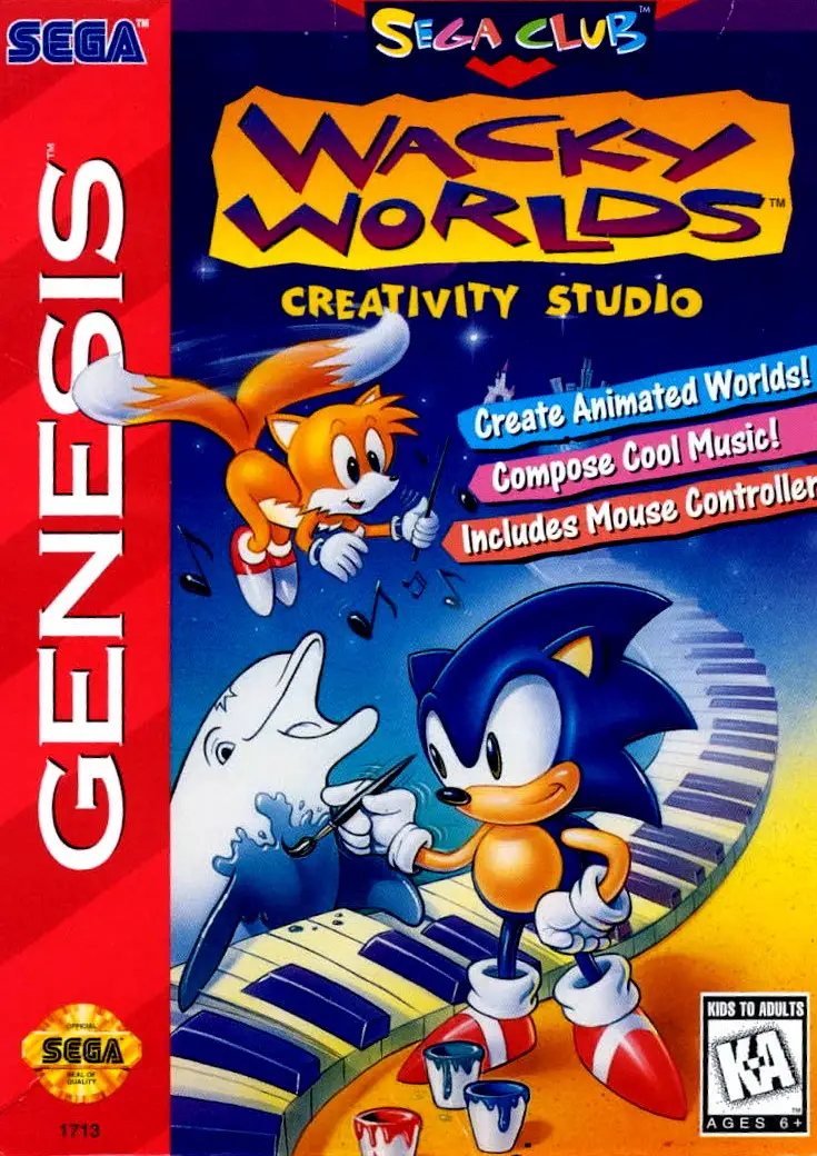 Capa de Wacky Worlds Creativity Studio