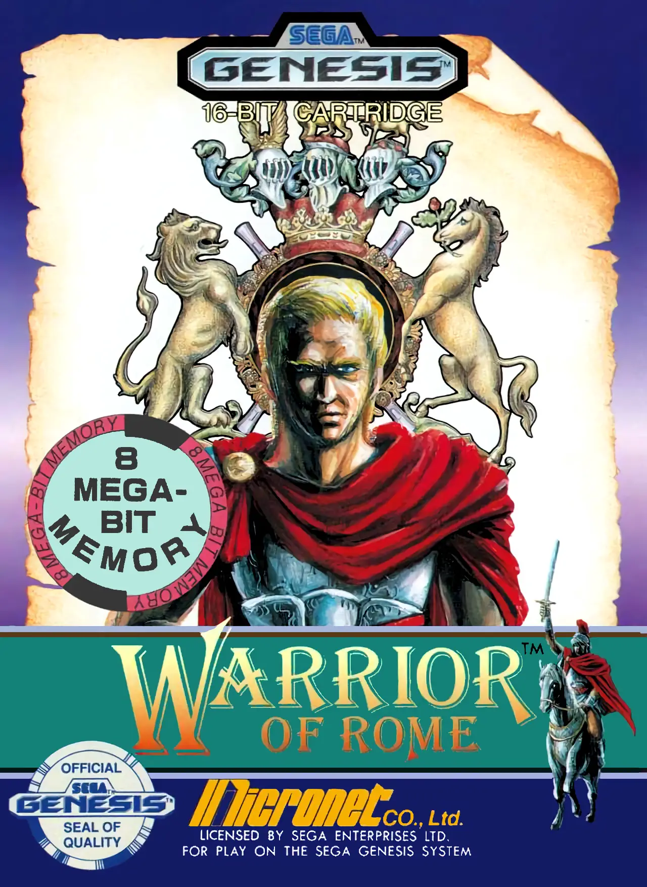 Capa de Warrior of Rome