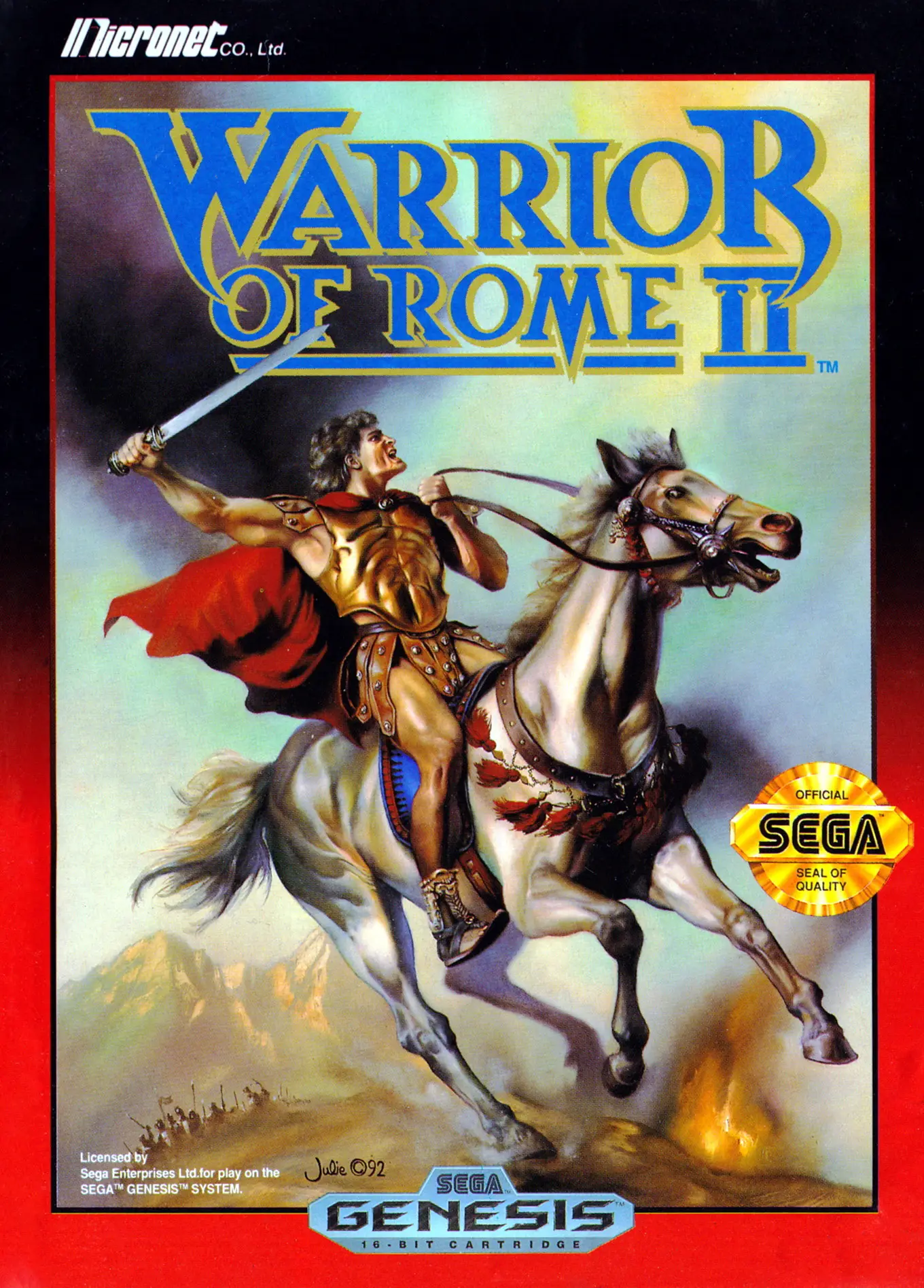 Capa de Warrior of Rome II