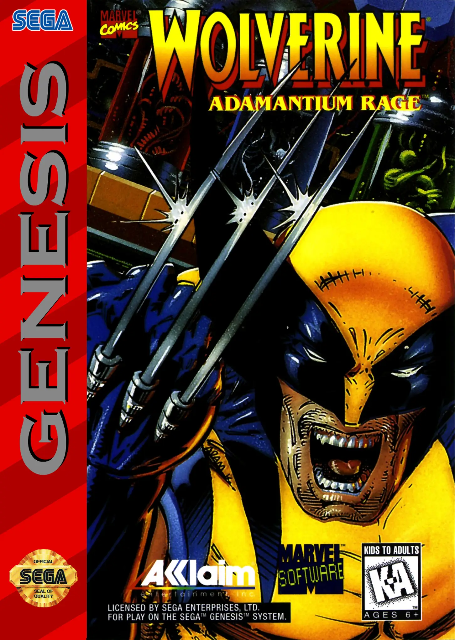 Capa de Wolverine: Adamantium Rage