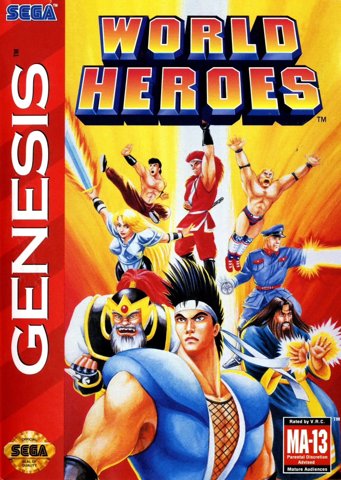 Capa de World Heroes