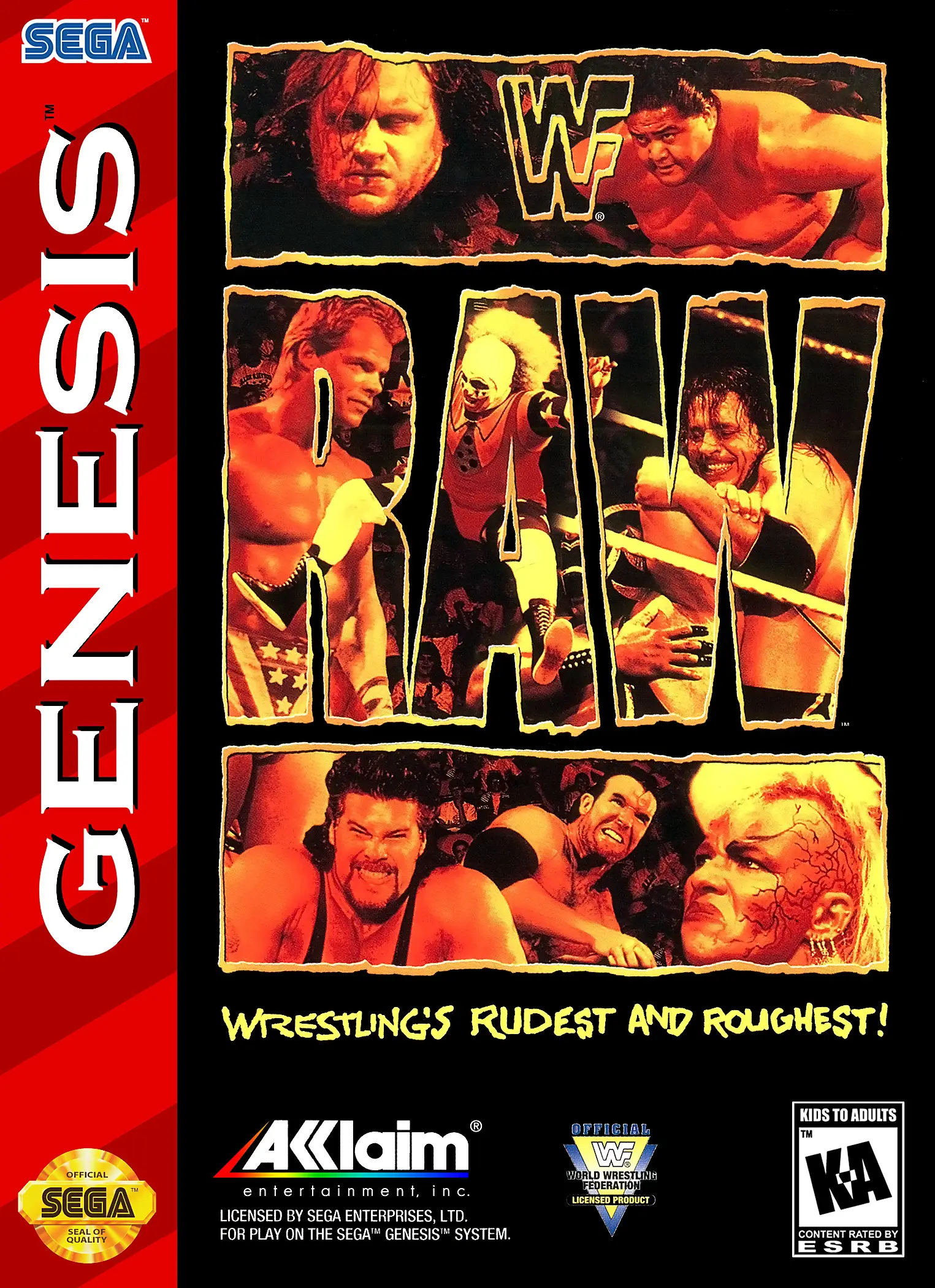 Capa de WWF Raw