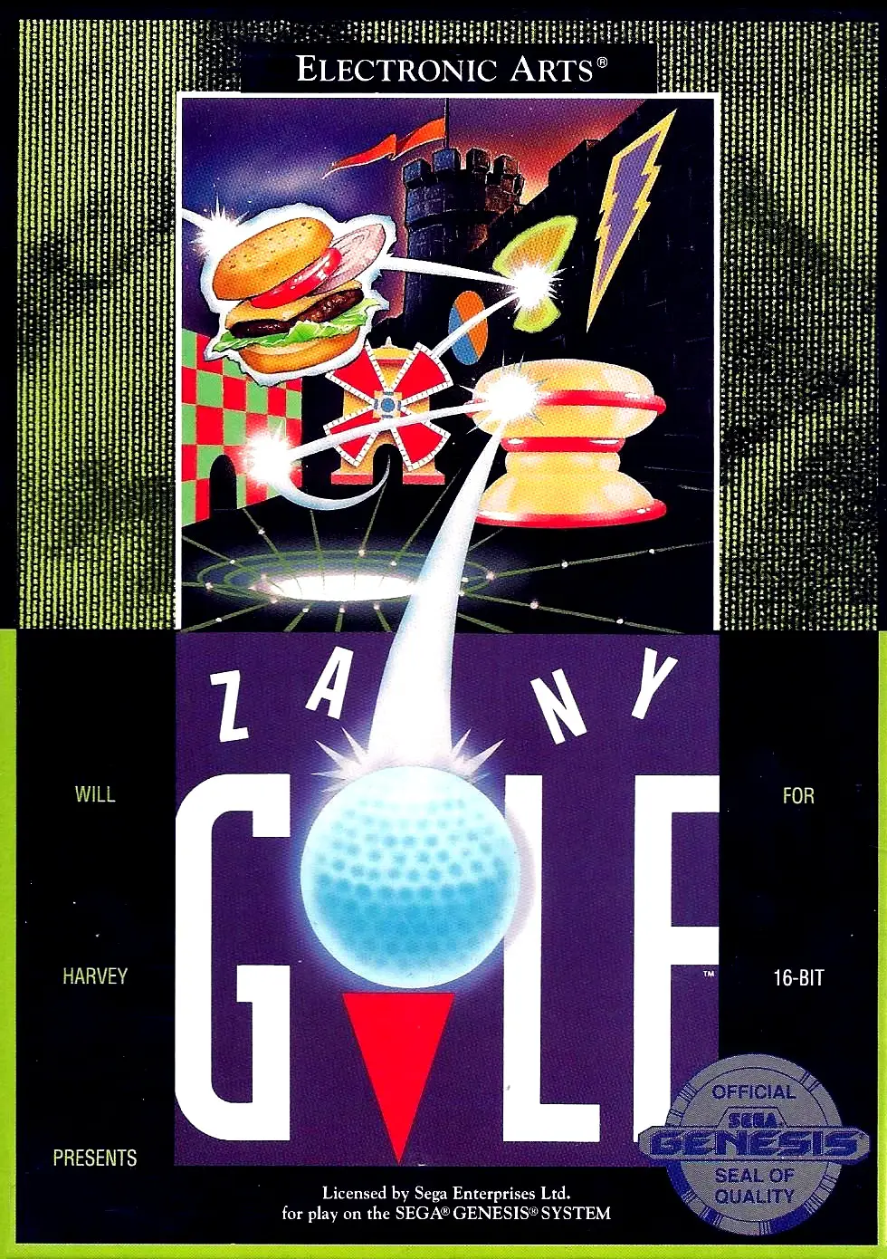 Capa de Zany Golf