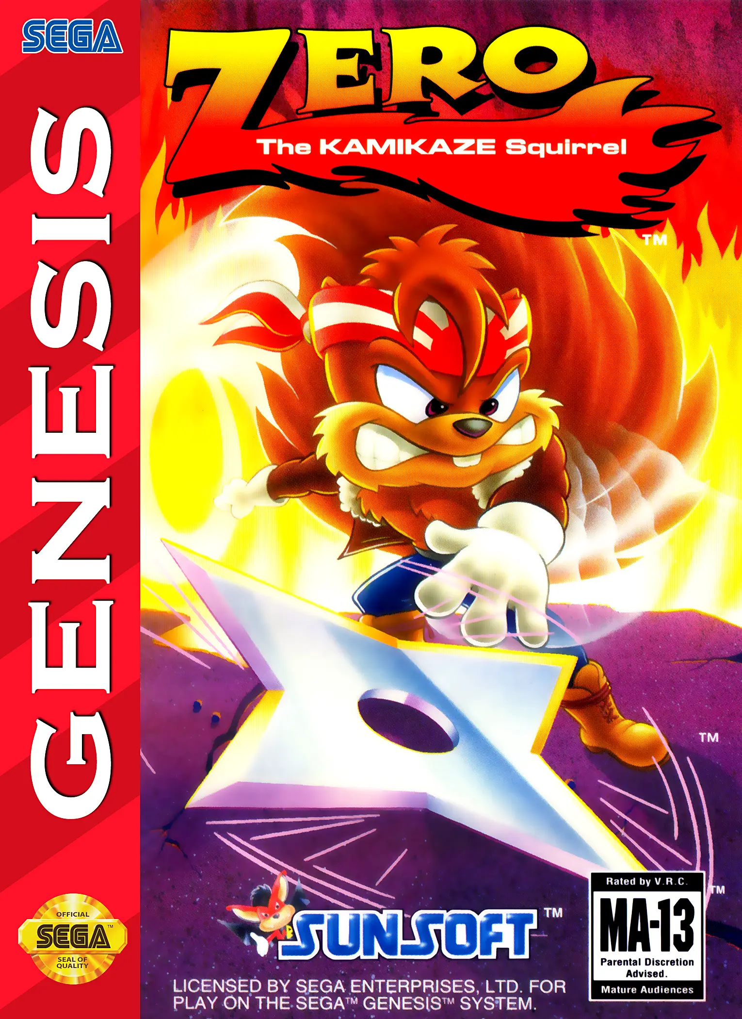 Capa de Zero the Kamikaze Squirrel
