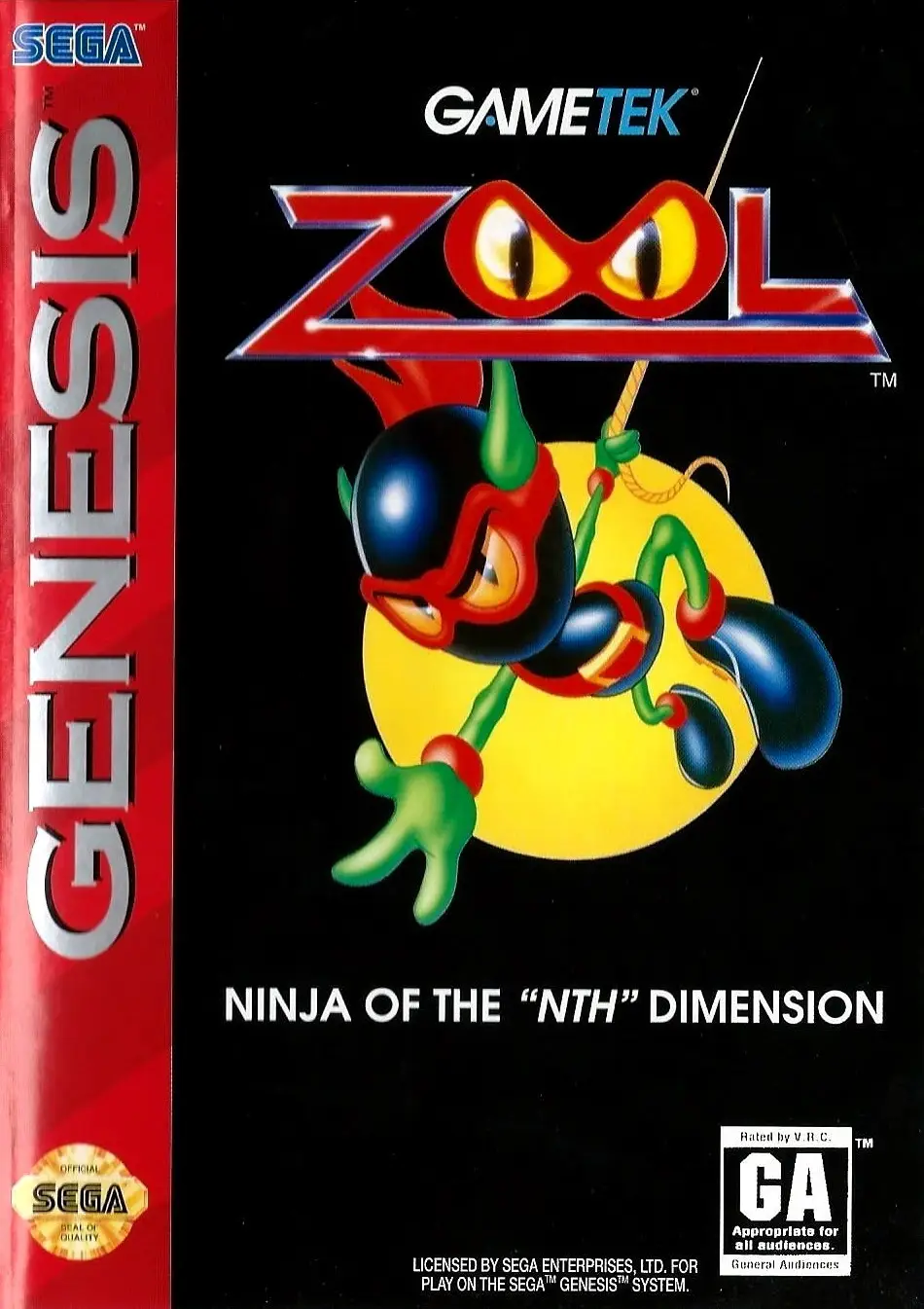 Capa de Zool: Ninja of the 'Nth' Dimension