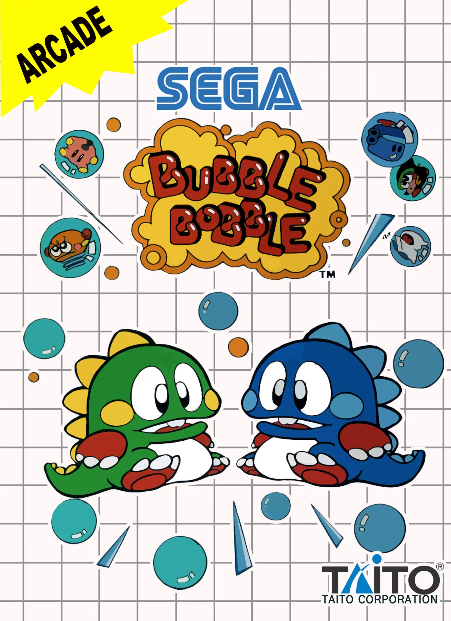 Capa de Bubble Bobble