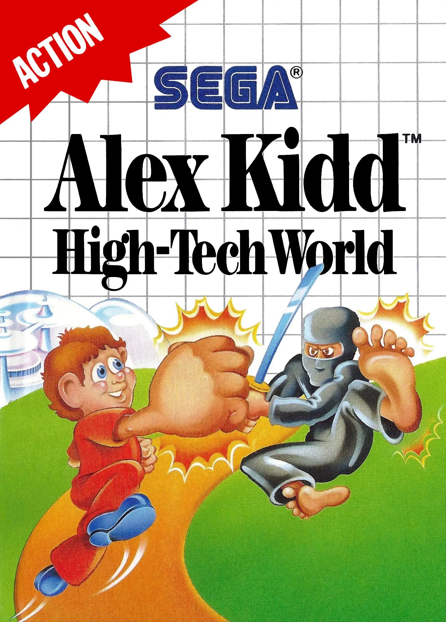 Capa de Alex Kidd: High-Tech World