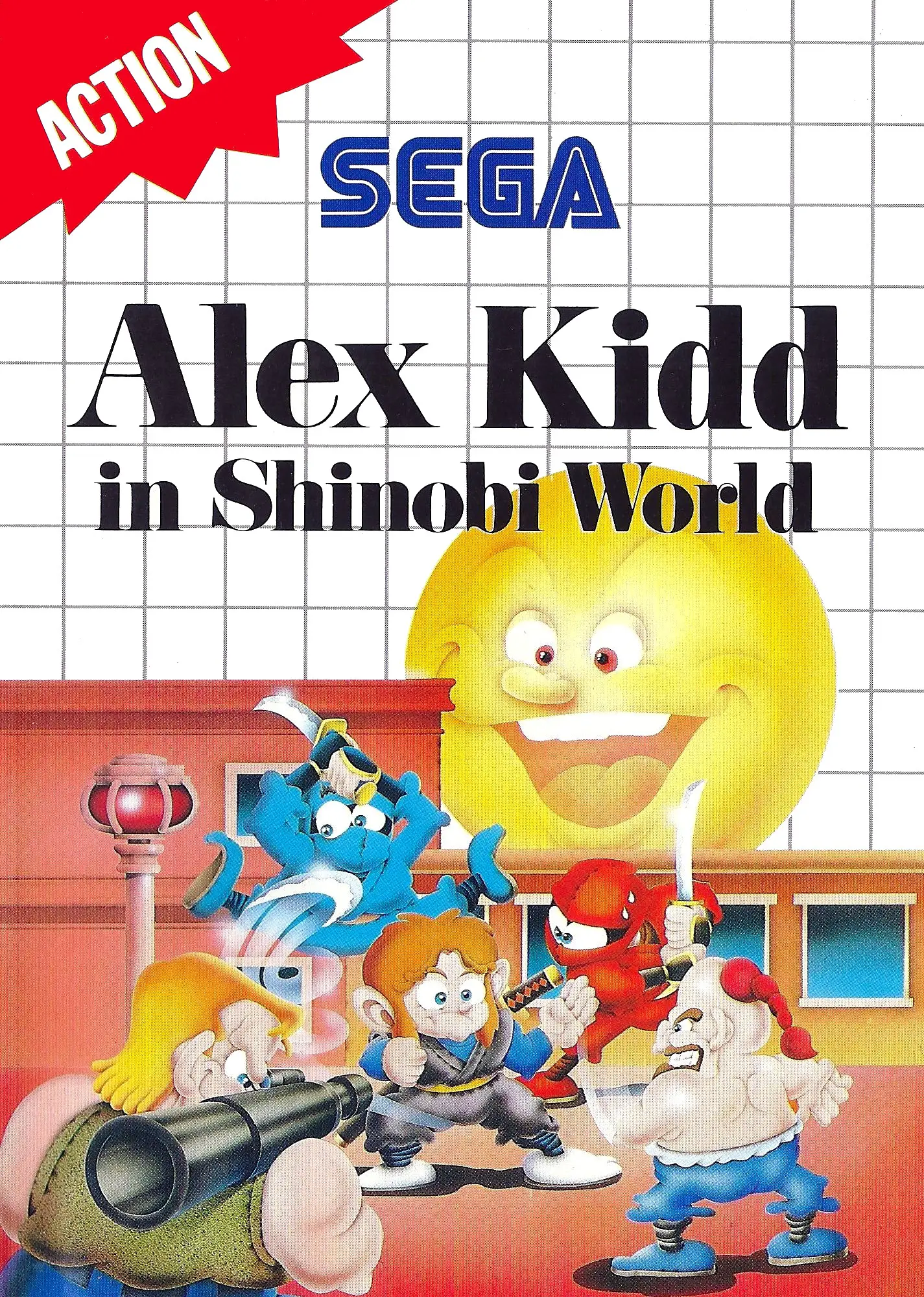Capa de Alex Kidd in Shinobi World