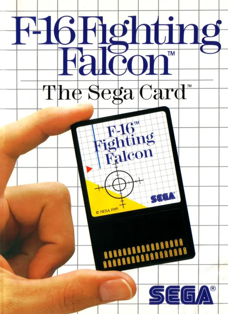 Capa de F-16 Fighting Falcon - The Sega Card
