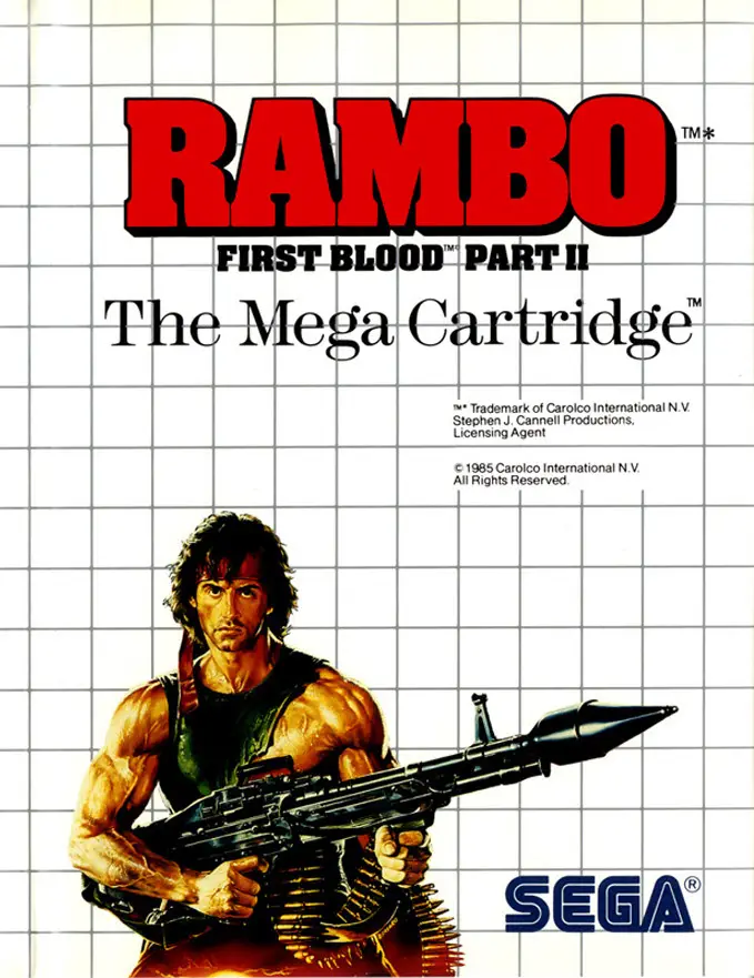 Capa de Rambo: First Blood Part II