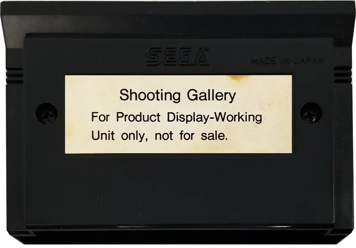 Capa de Shooting Gallery - (Product Display-Working Unit Only)