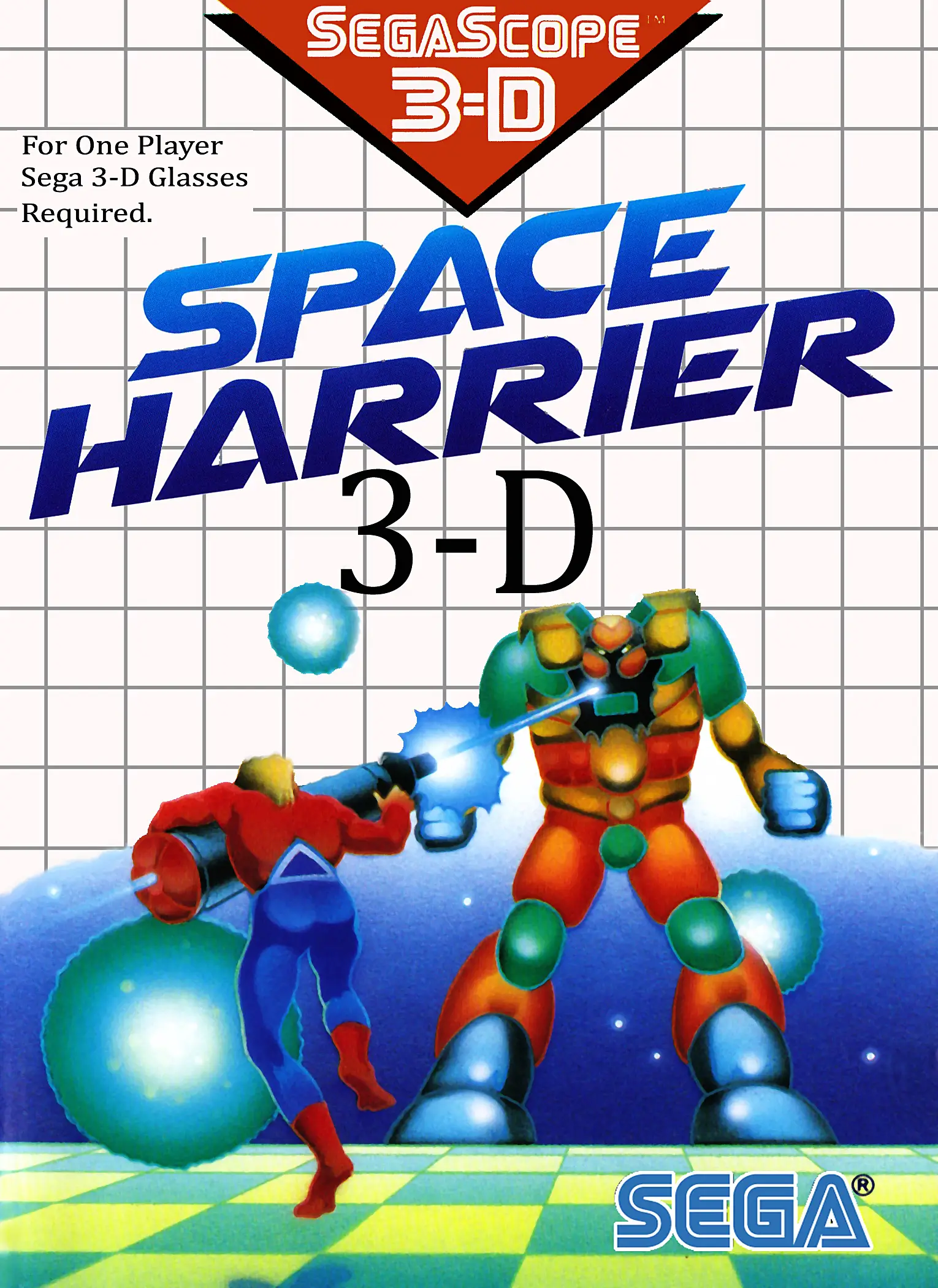Capa de Space Harrier 3-D