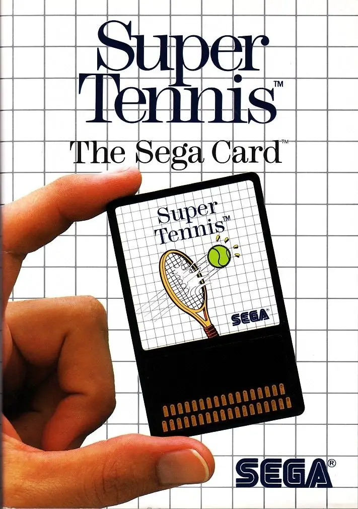 Capa de Super Tennis - The Sega Card