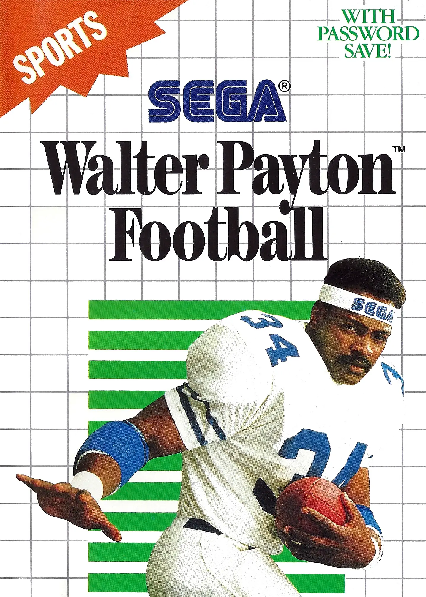 Capa de Walter Payton Football