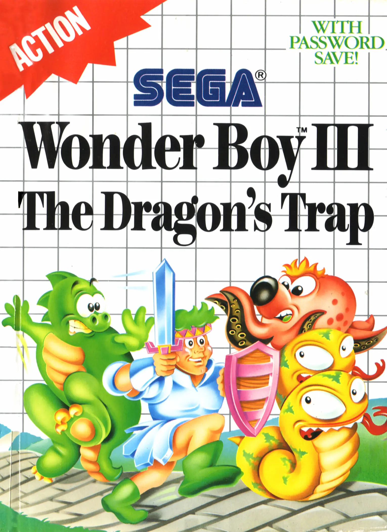 Capa de Wonder Boy III: The Dragon's Trap