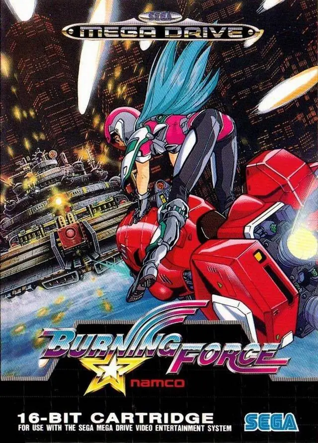 Capa de Burning Force