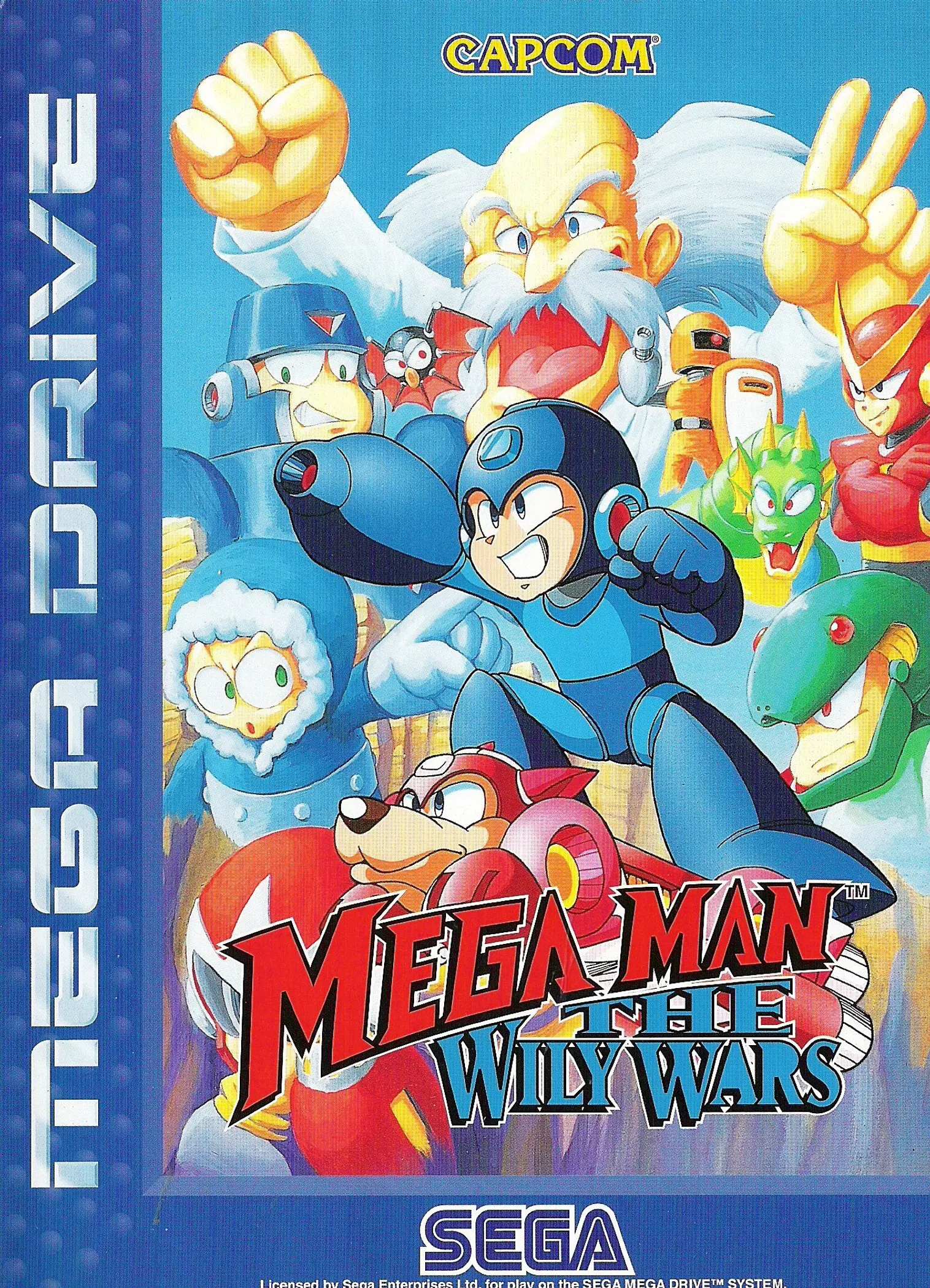 Capa de Mega Man: The Wily Wars