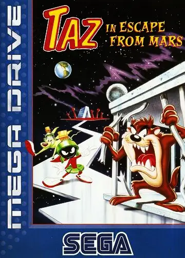 Capa de Taz in Escape From Mars
