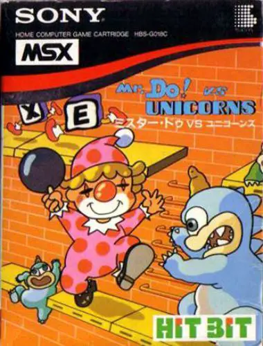 Capa de Mr. Do! vs Unicorns