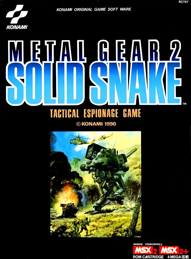 Capa de Metal Gear 2: Solid Snake