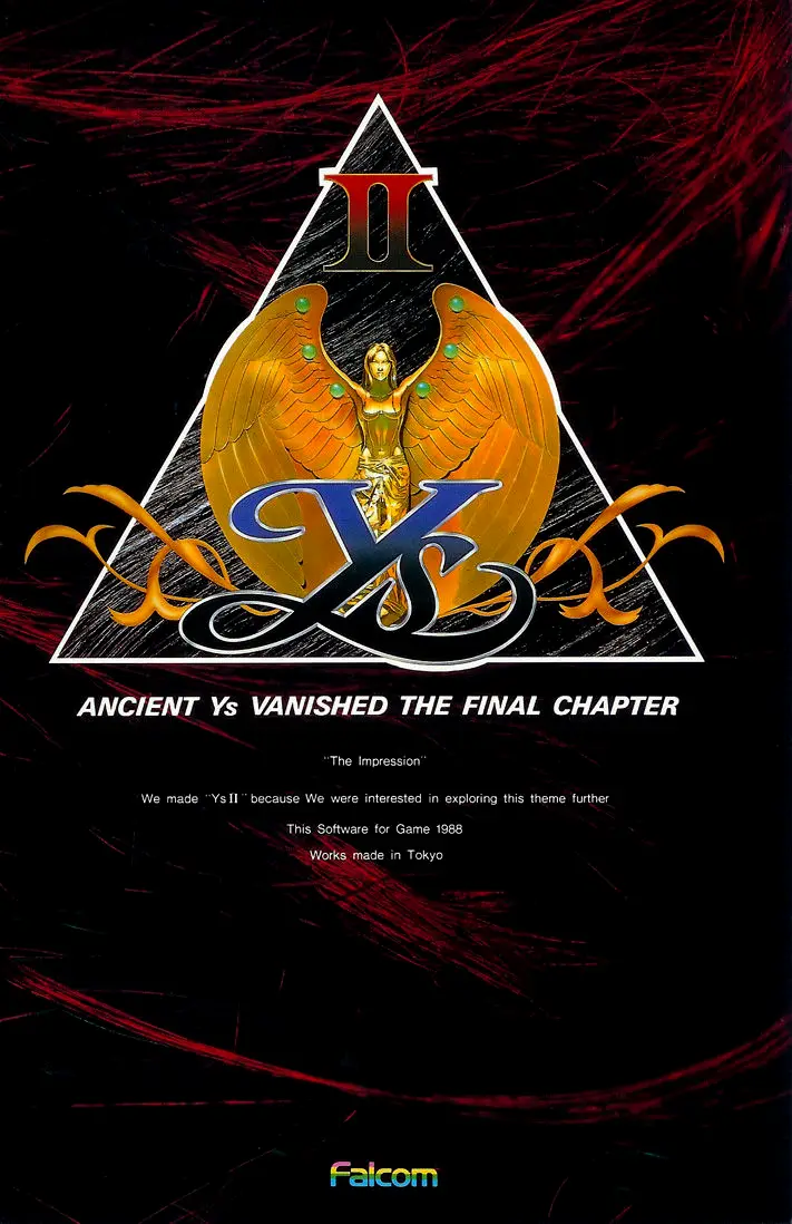 Capa de Ys II: Ancient Ys Vanished The Final Chapter