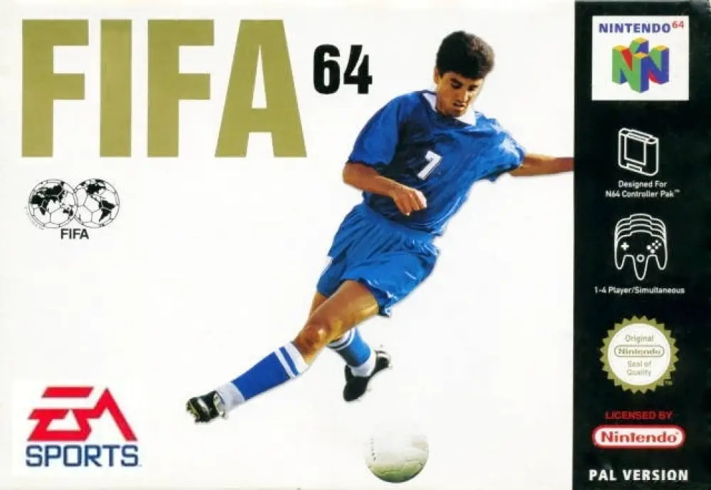 Capa de FIFA 64