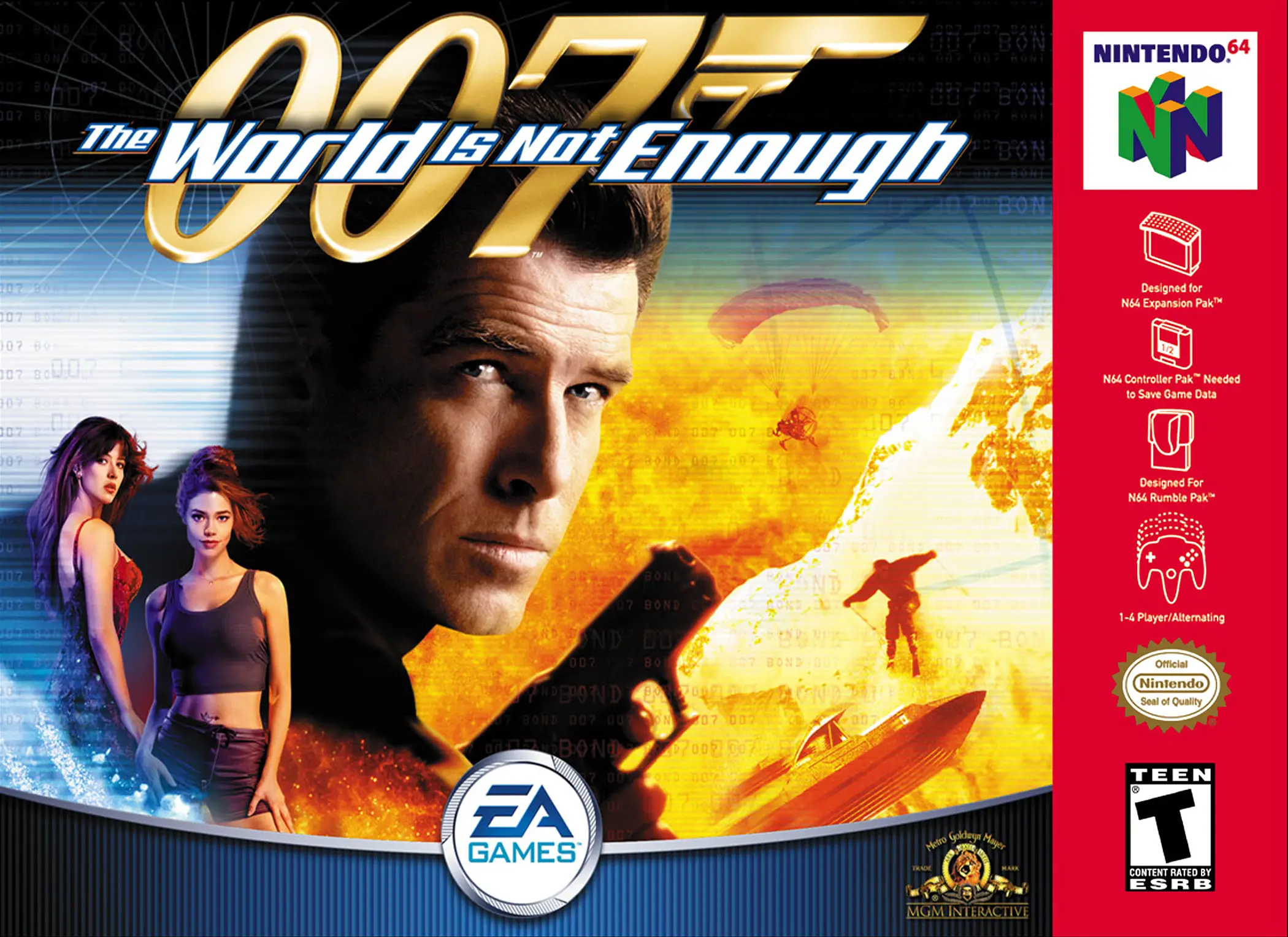 Capa de 007: The World Is Not Enough