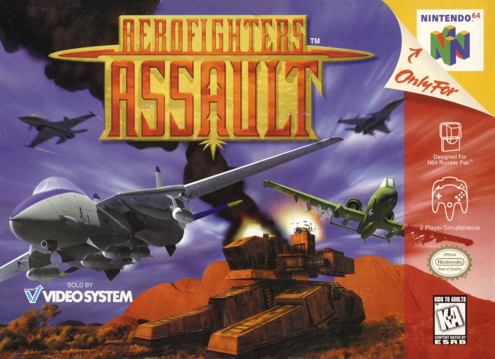 Capa de Aero Fighters Assault