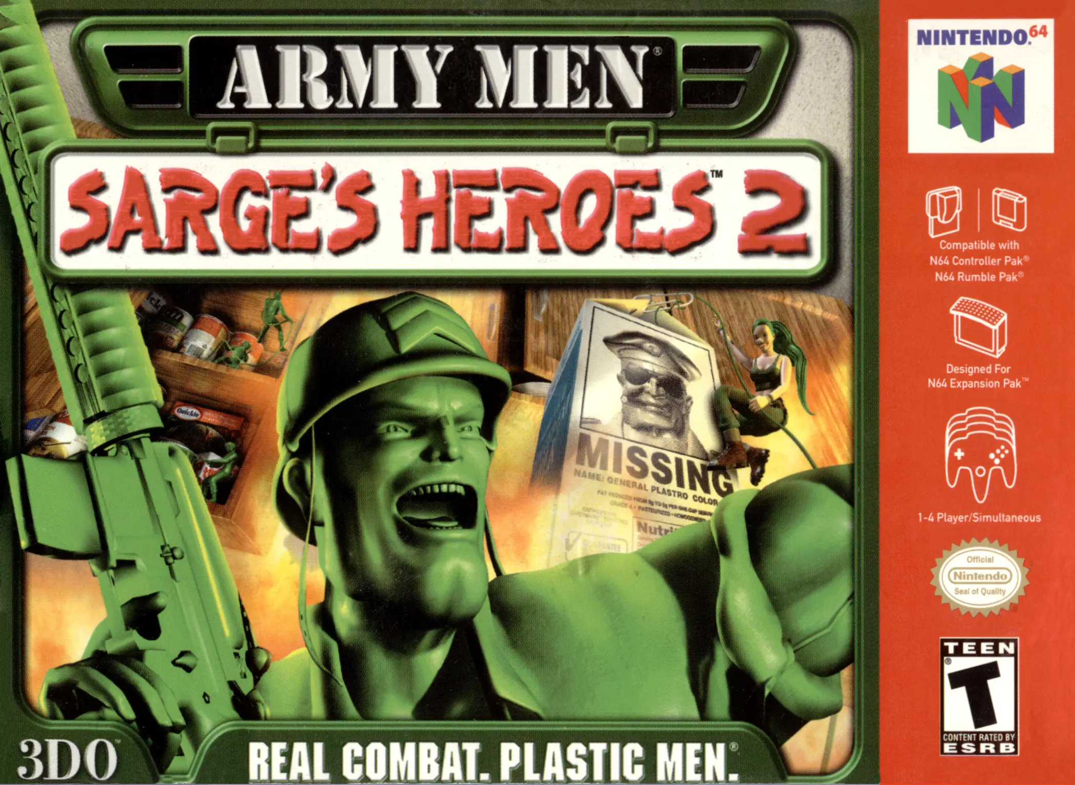 Capa de Army Men: Sarge's Heroes 2