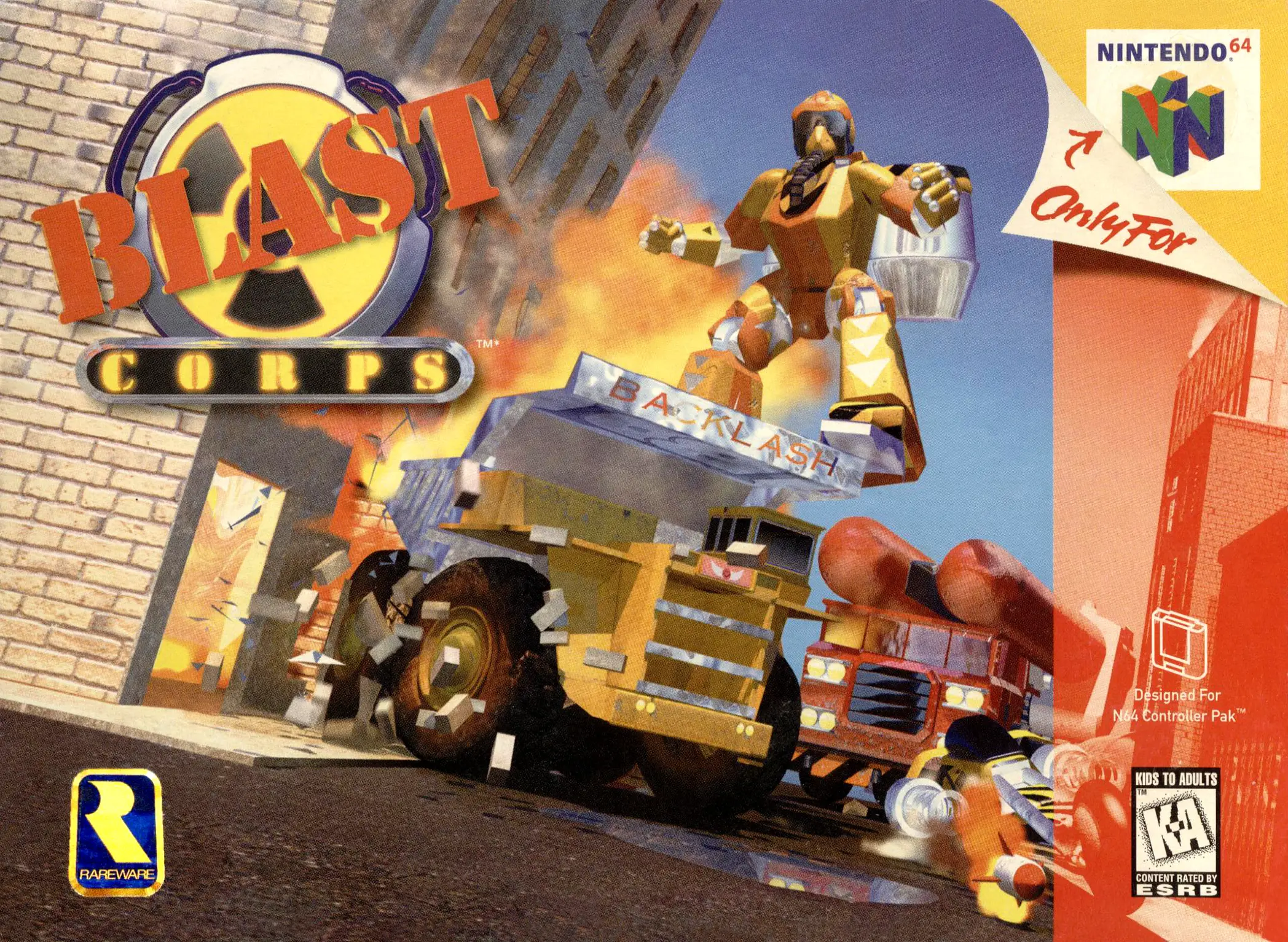 Capa de Blast Corps