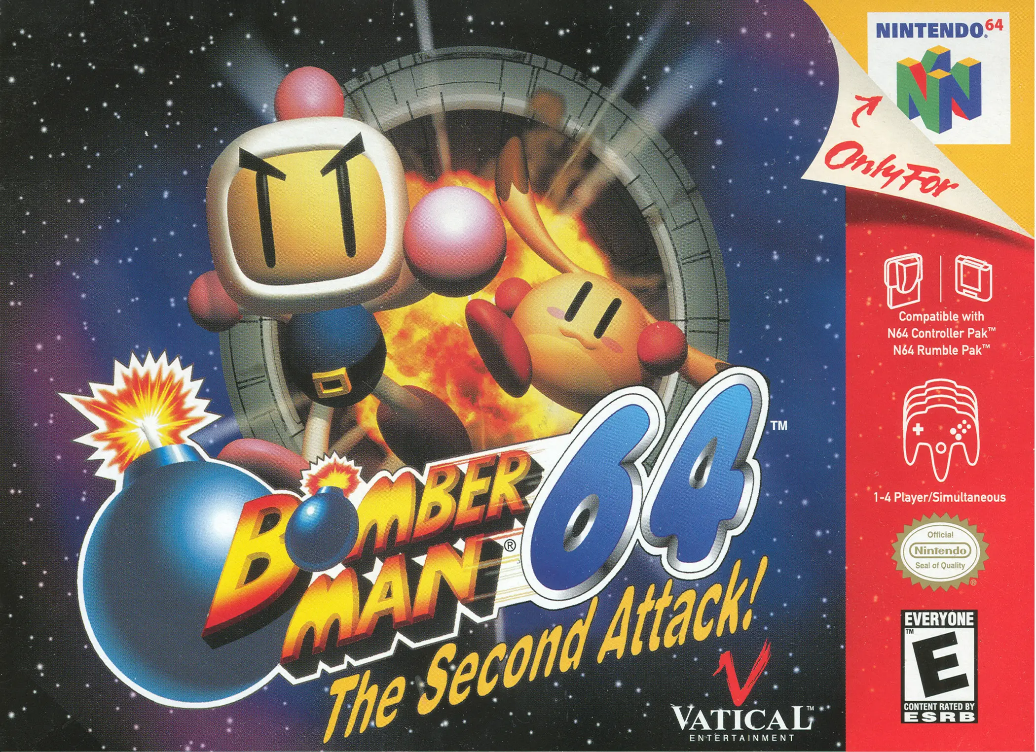 Capa de Bomberman 64: The Second Attack!