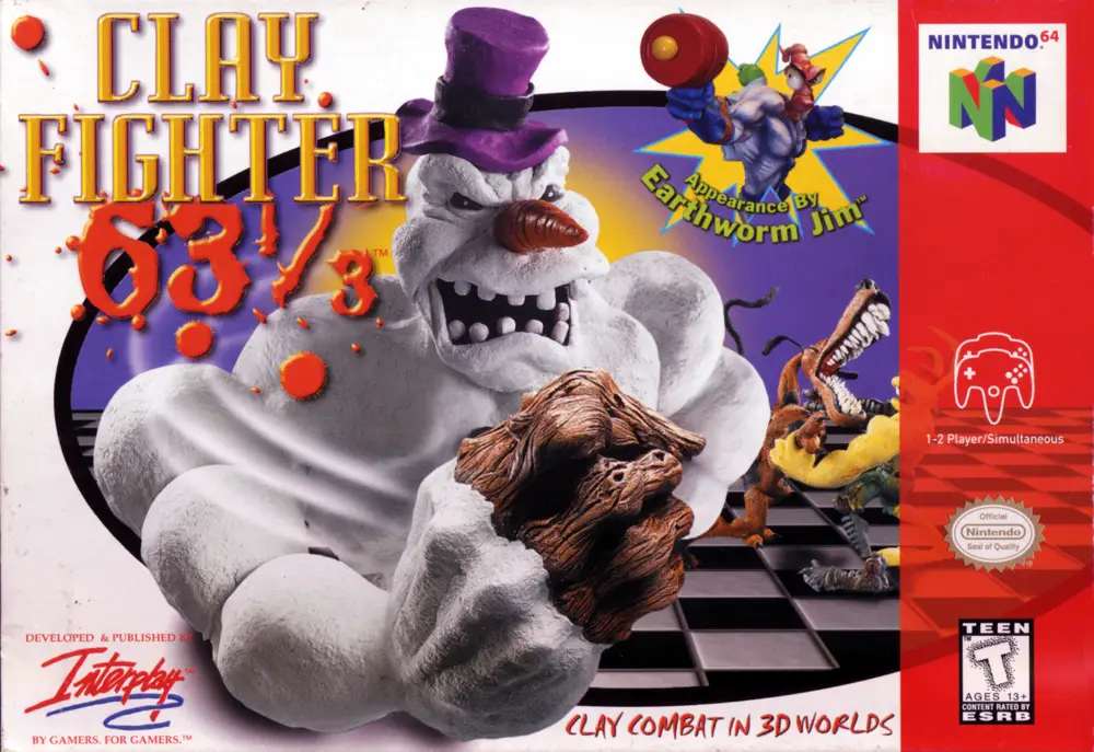 Capa de ClayFighter 63 1/3
