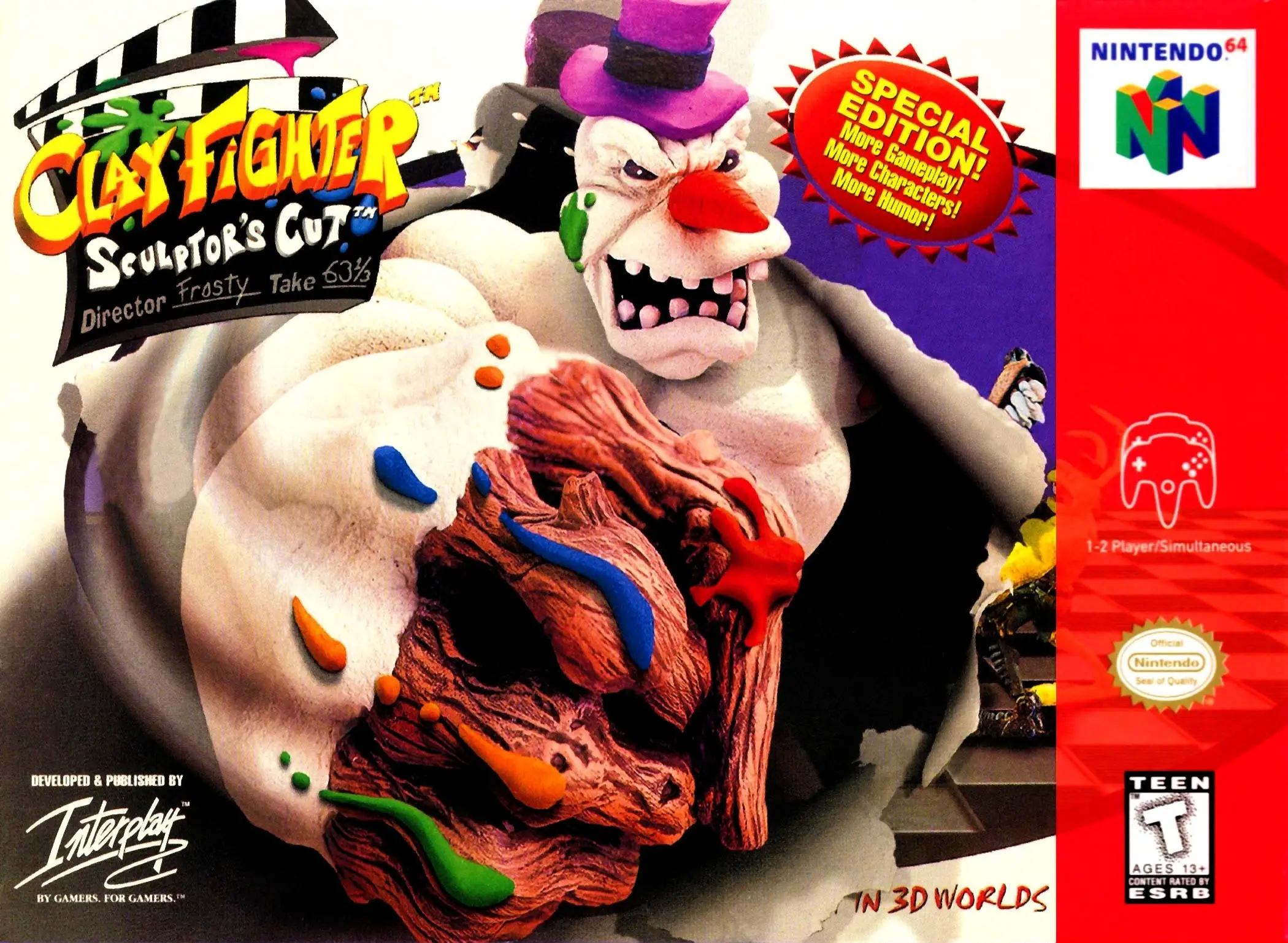 Capa de ClayFighter: The Sculptor's Cut