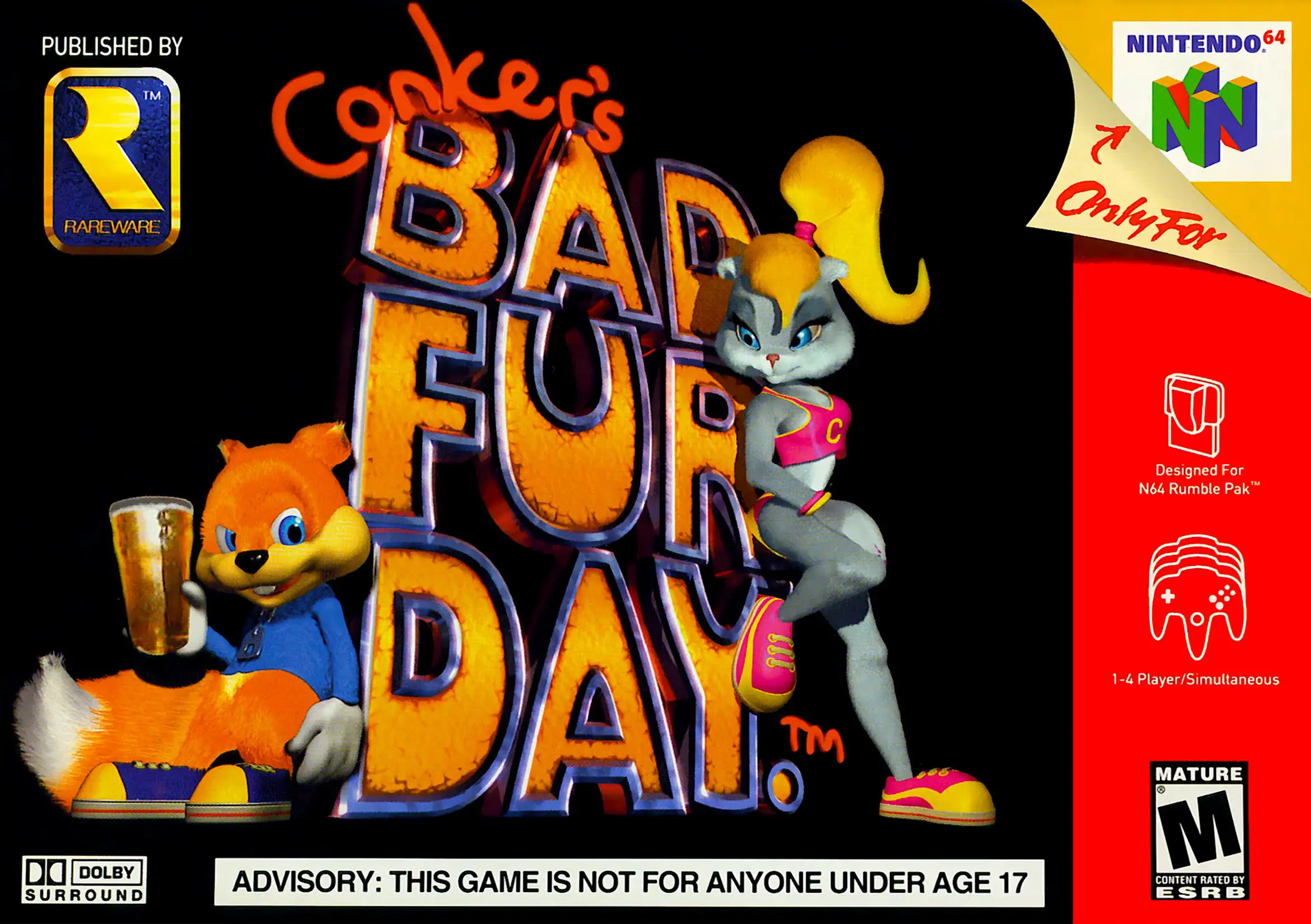 Capa de Conker's Bad Fur Day