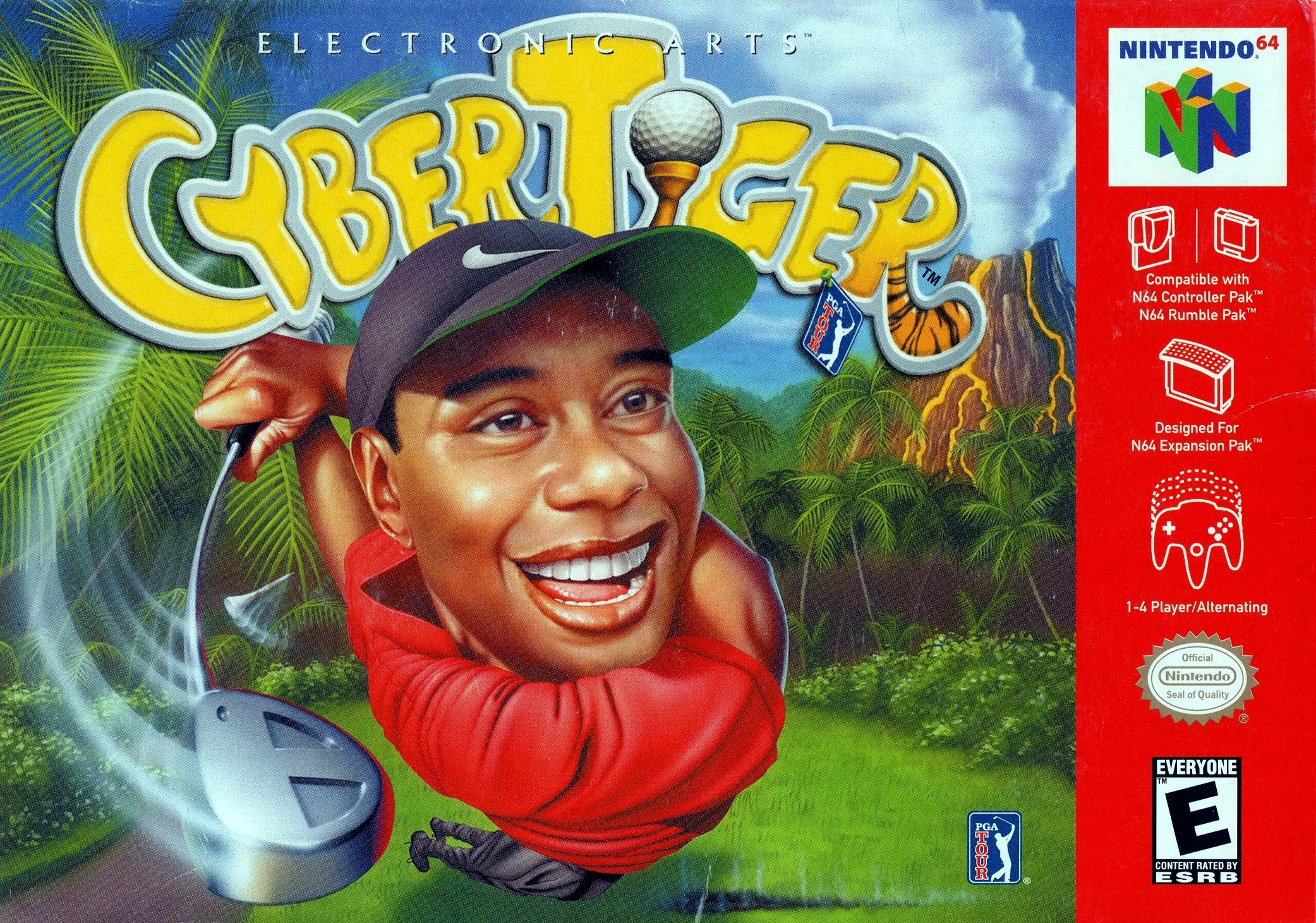 Capa de CyberTiger