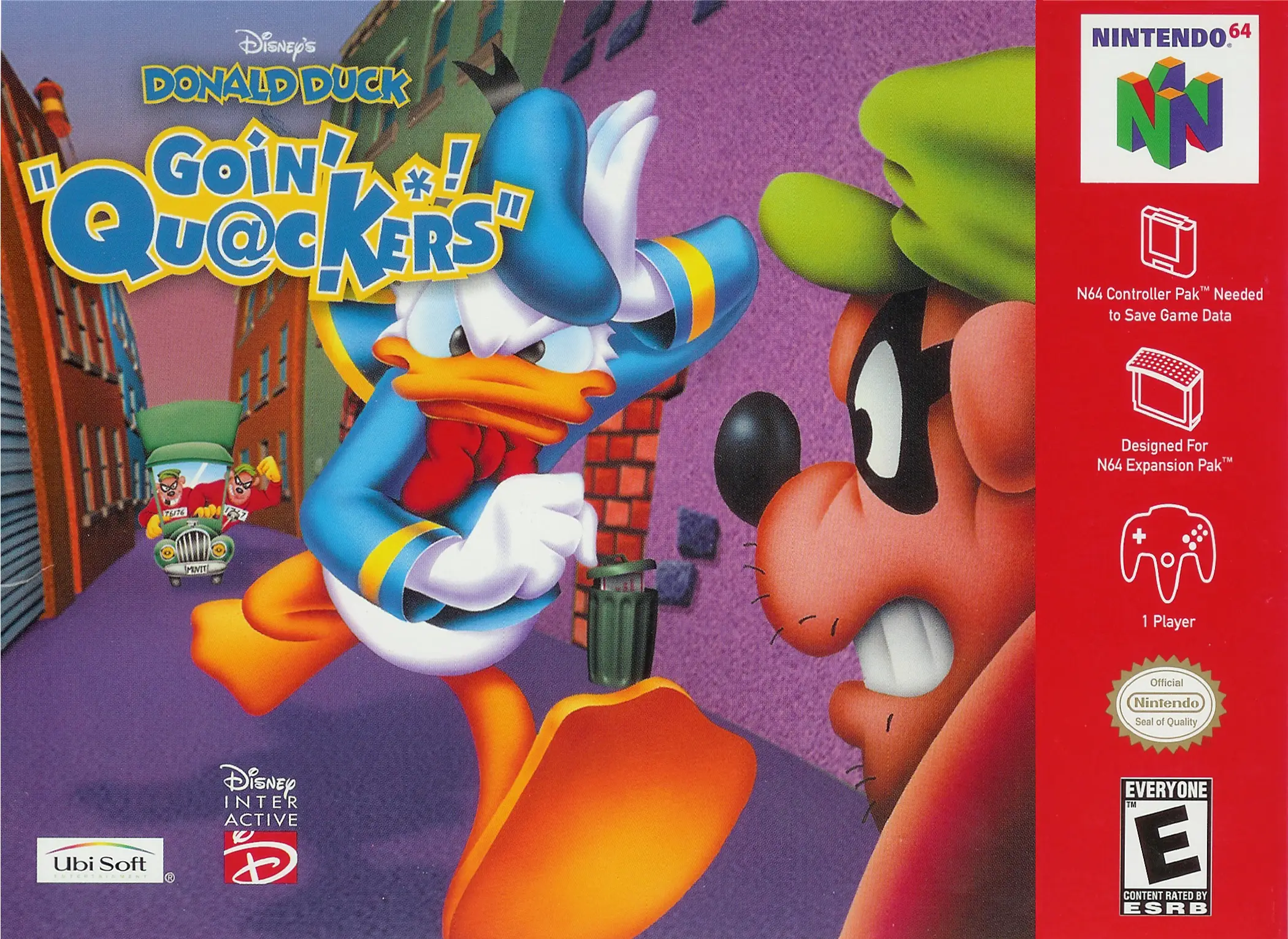 Capa de Donald Duck: Goin' Quackers