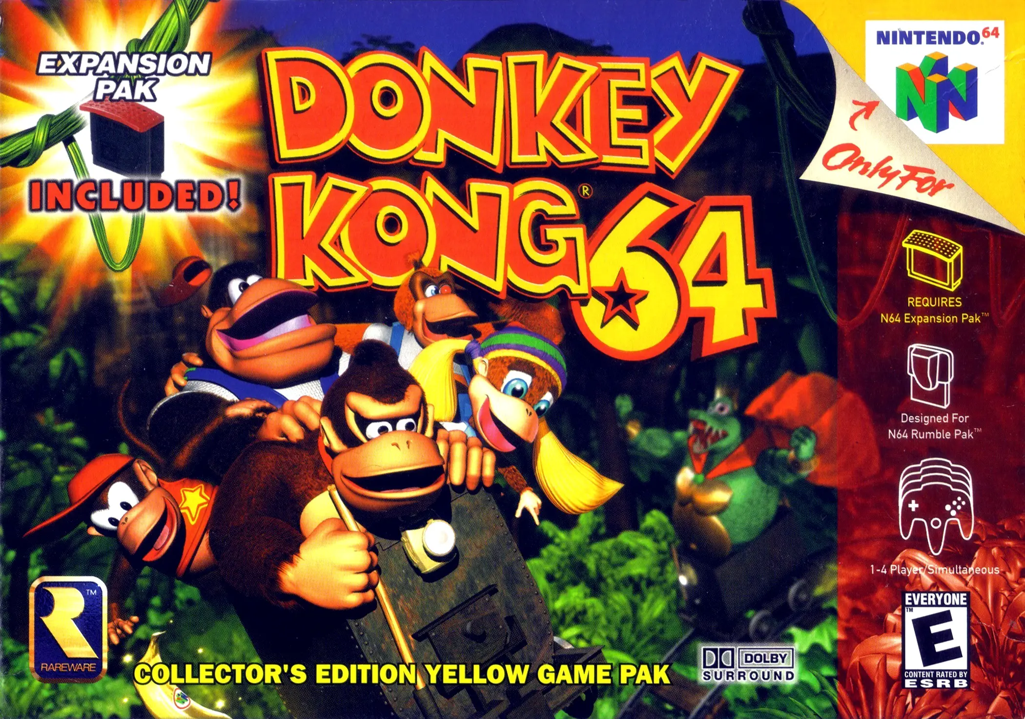 Capa de Donkey Kong 64